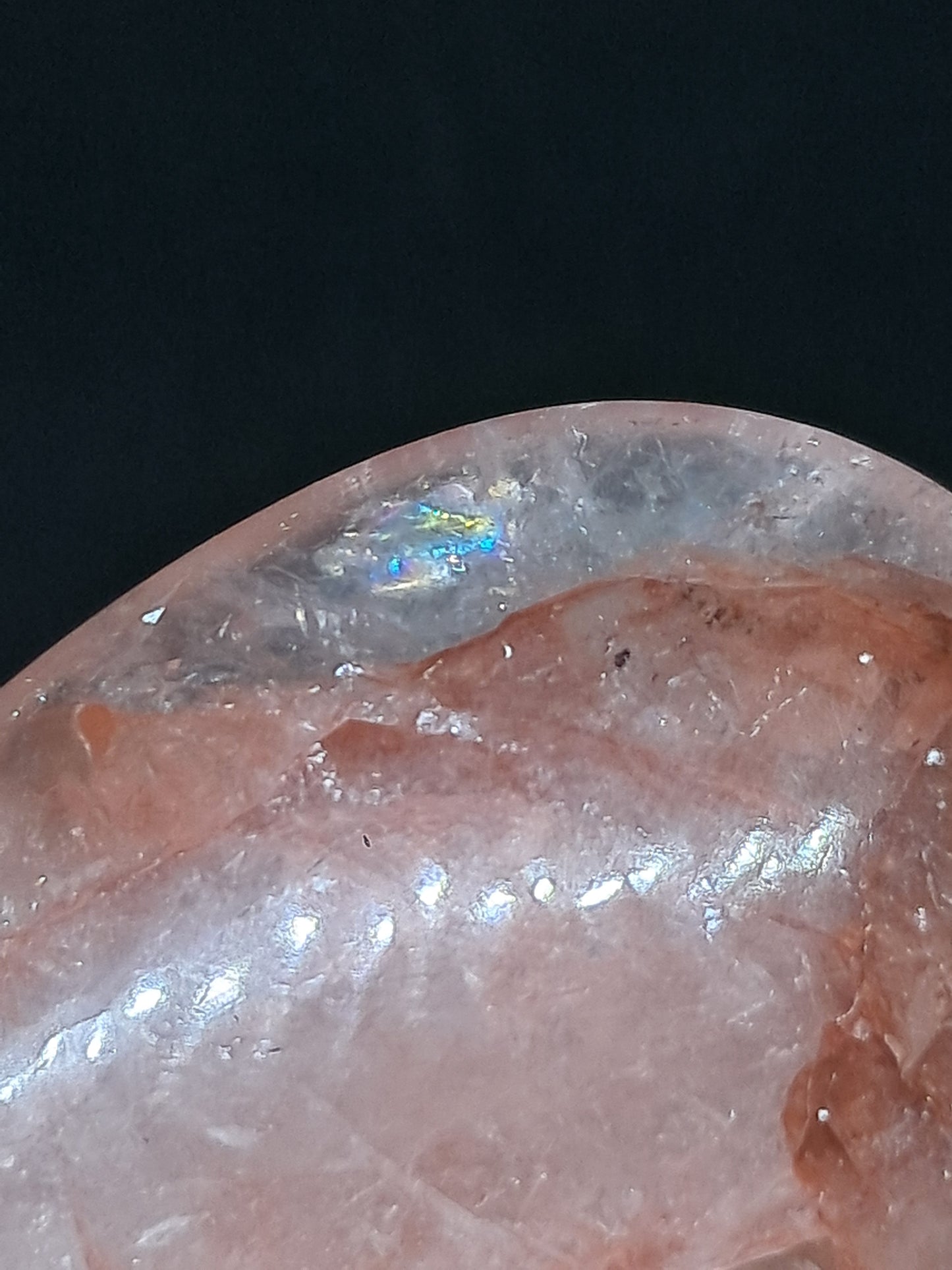 Hematite Quartz | Fire Quartz Palmstone | Good Quality Natural Stone