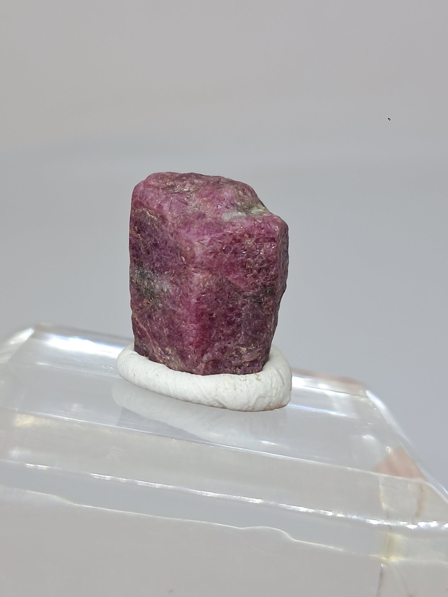 Cristal de Rubí en Bruto (Tamil Nadu) Piedra Natural | Muestra Mineral #RB32