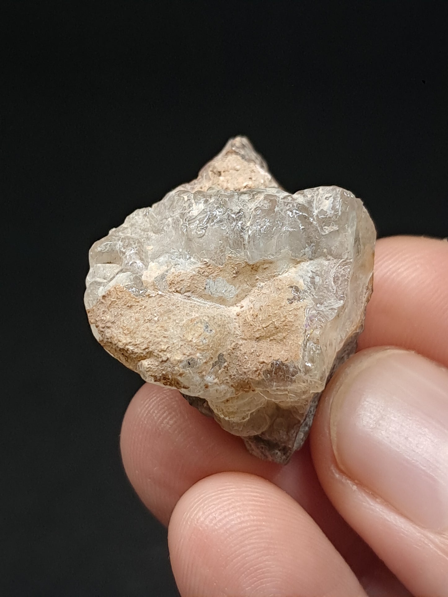 Hyalite Opal on Matrix (Mexico) Rough Crystal Stone | UV-Reactive Mineral Specimen #OH11
