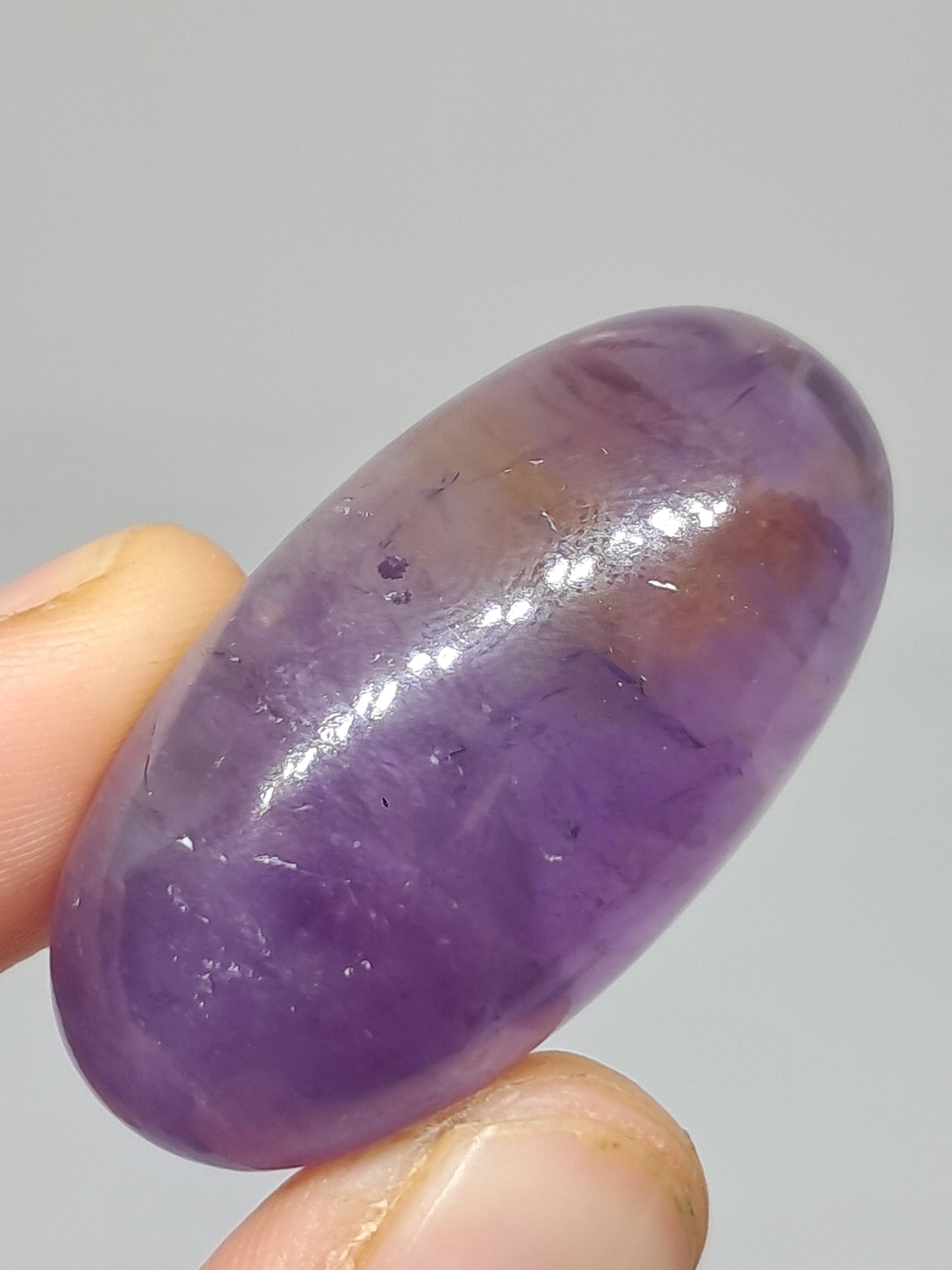 Ametrine Shivalingam (Madagascar) Polished Natural Stone #AMT5