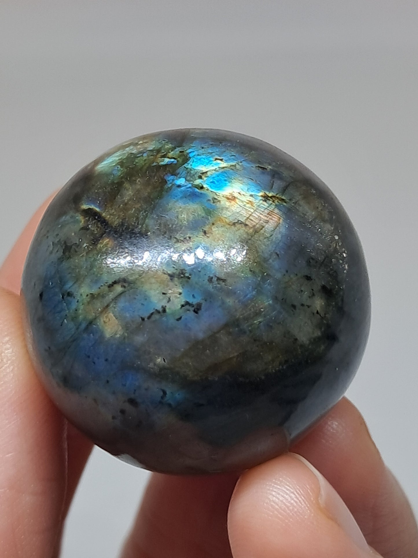 Labradorite Sphere (Madagascar) | Strong Flash | Polished Stone #LB13