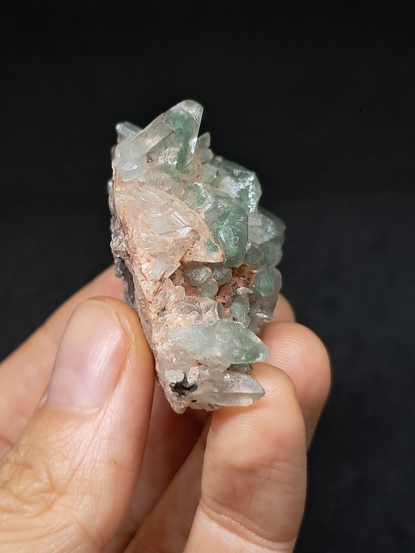 Chlorite Phantom Cluster (Kullu) Natural Crystal | Garden Chamanic Quartz #CQ79