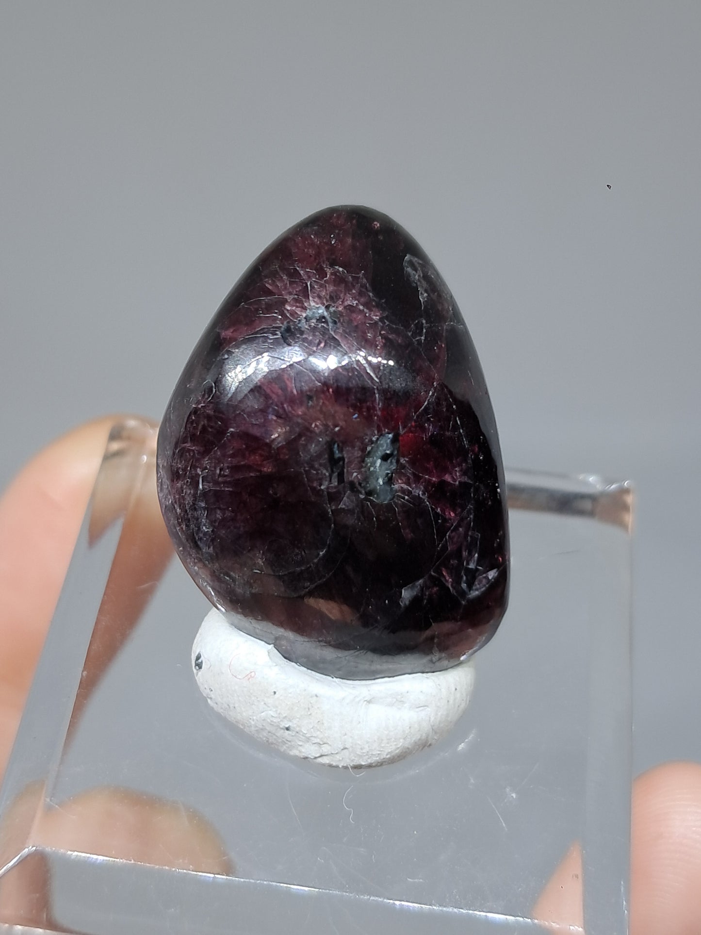 Red Garnet Tumbled Pebbles | Polished Natural Stone #PG1