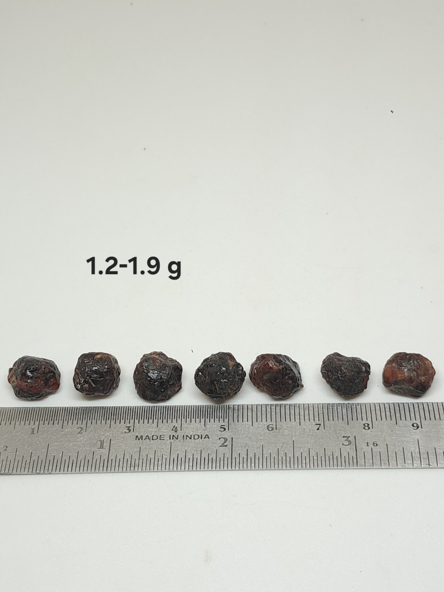 Red Garnet (Karur) Raw Crystal | Naturally Round Shaped | Rough Stone #RG11