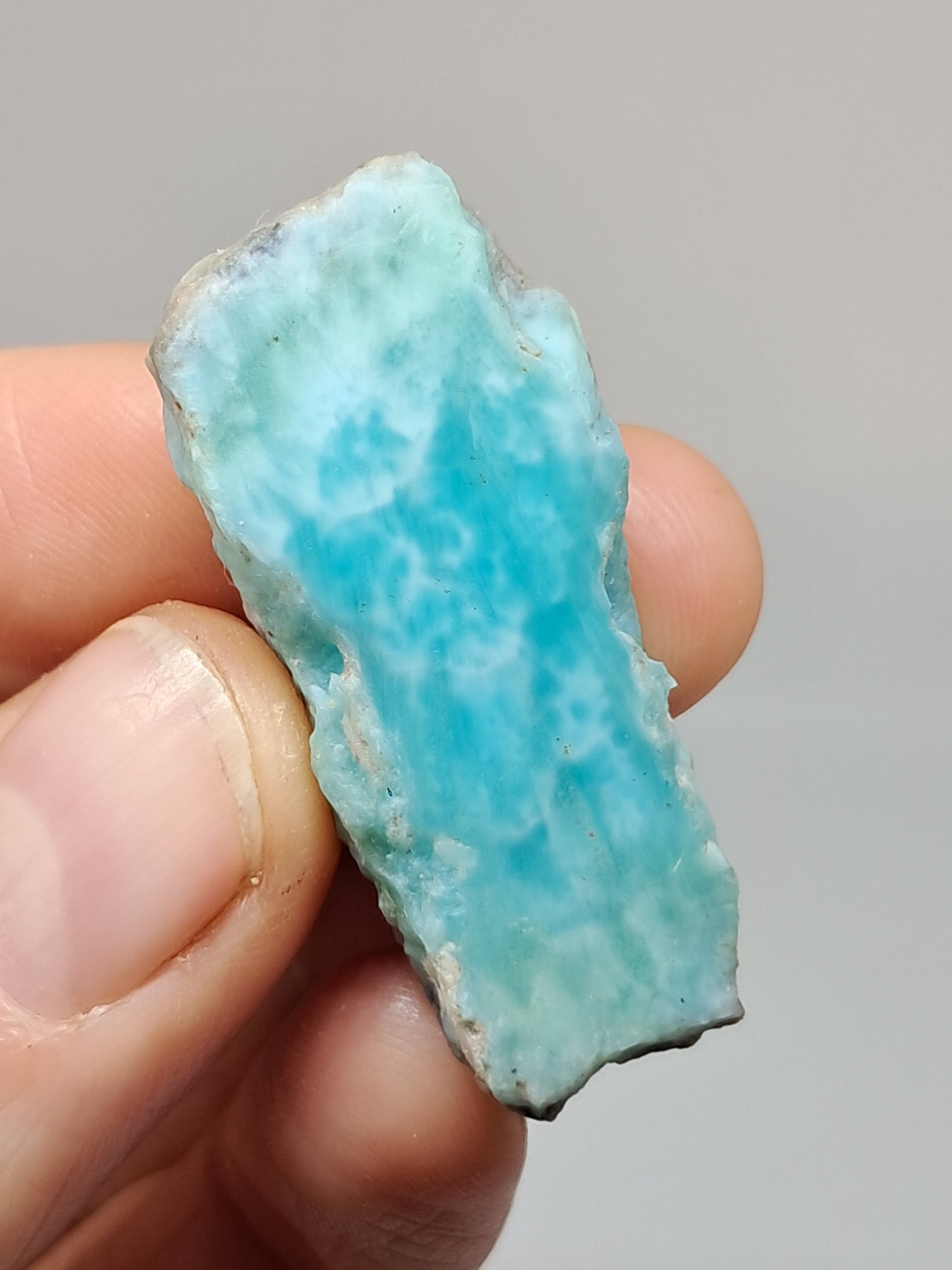 Larimar Chunk (Dominican Republic) Rough Stone | Natural Rock #LM27