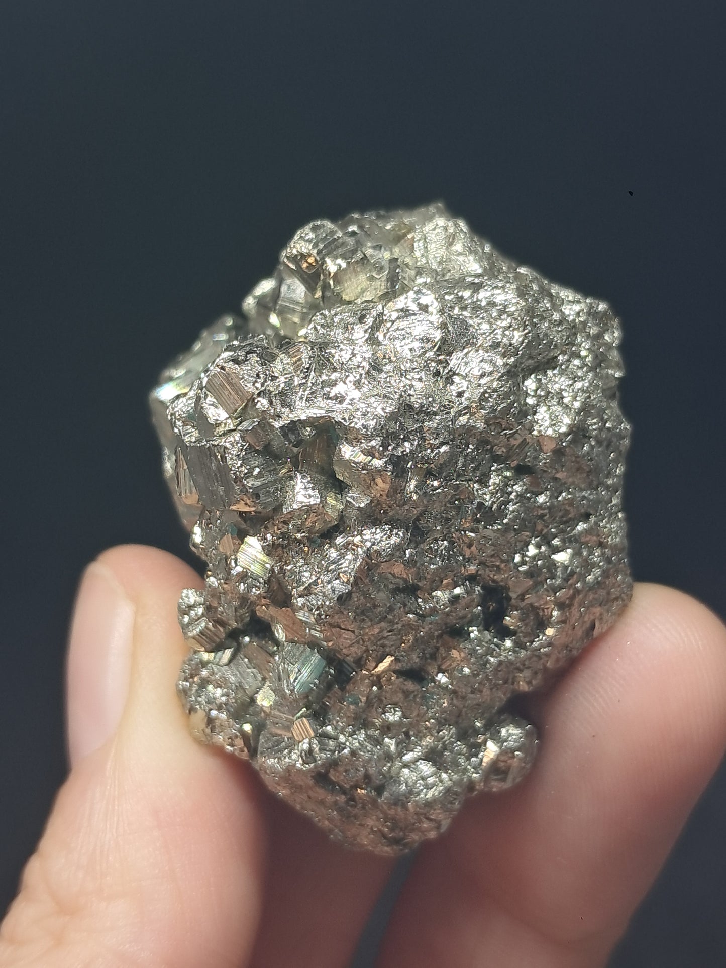 Pirita en Bruto (Perú) Drusa Natural | Muestra Mineral | Rocas y Cristales #PR24