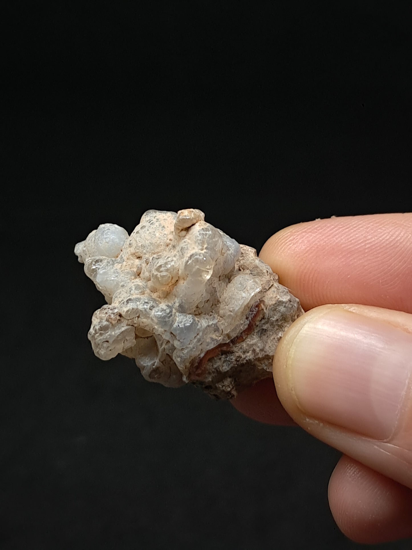 Hyalite Opal on Matrix (Mexico) Rough Crystal Stone | UV-Reactive Mineral Specimen #OH13