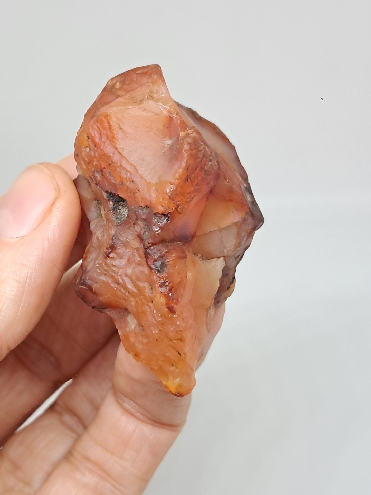 Rough Carnelian (India) Raw Stone | Natural Crystal | Mineral Specimen #CRN12