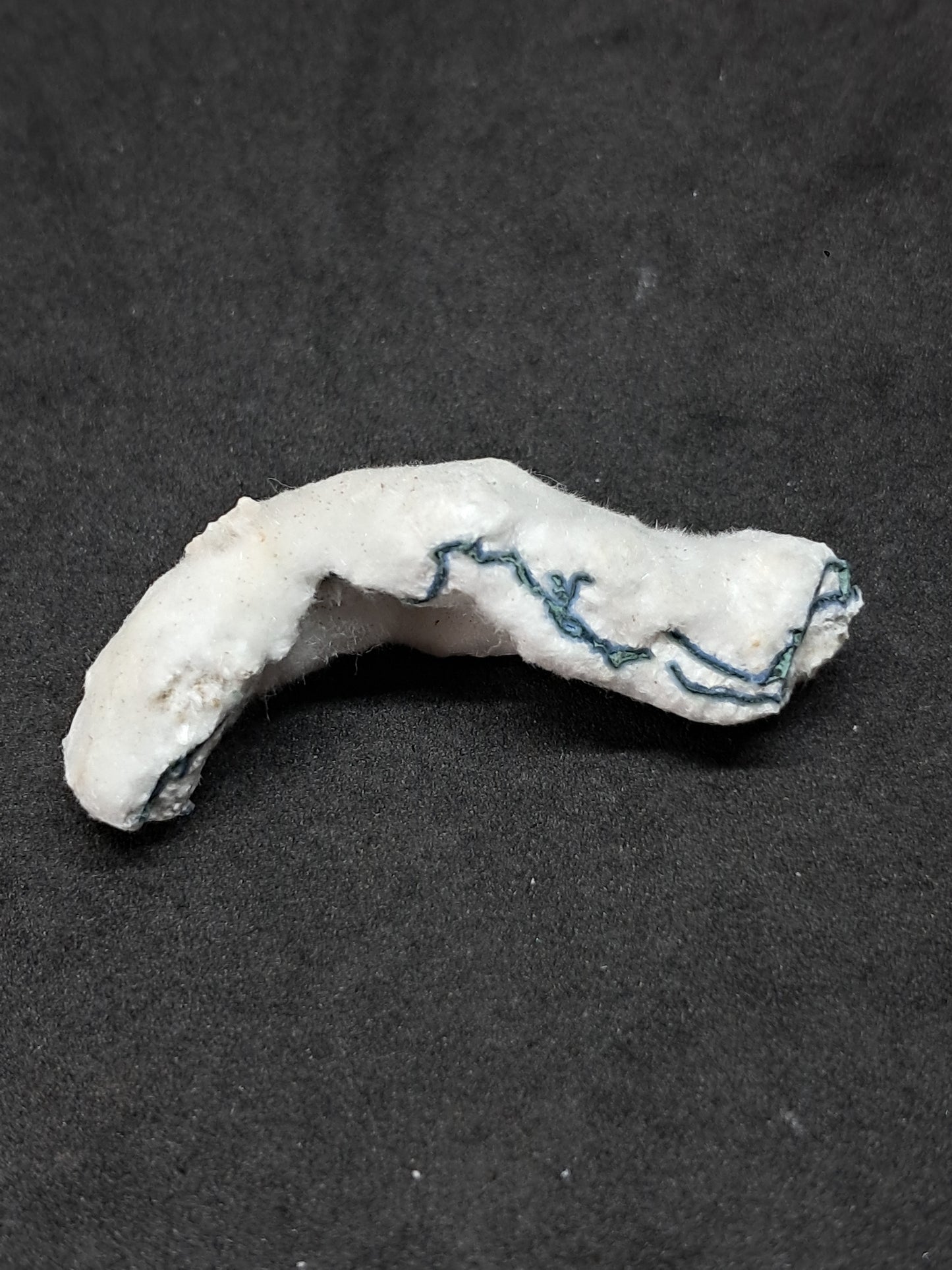 Okenite on Chalcedony (Mumbai) Mineral Specimen | Natural Crystal #OK38