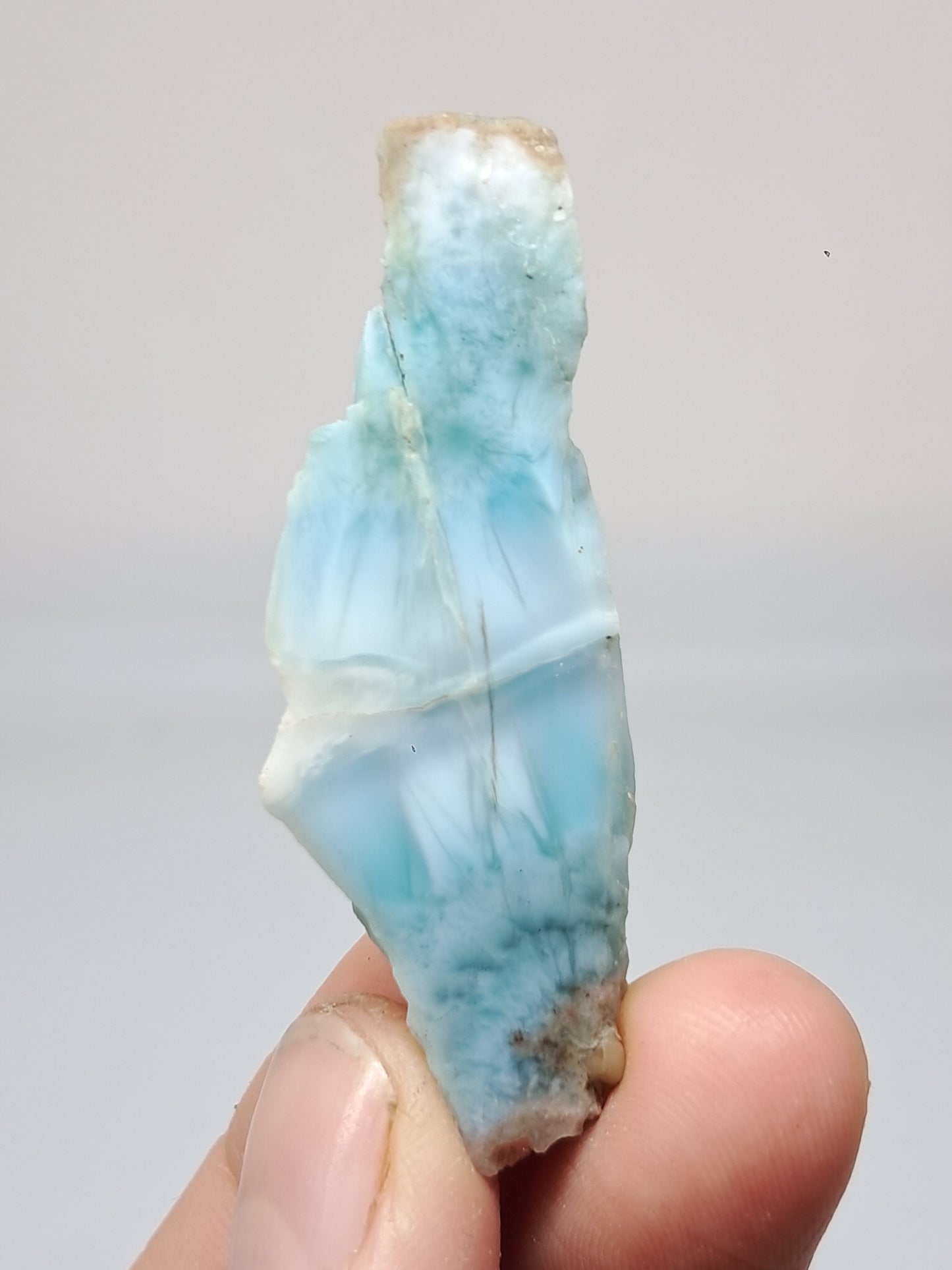 Larimar Raw Chunk (Dominican Republic) Rough Stone | Natural Rock #LM30