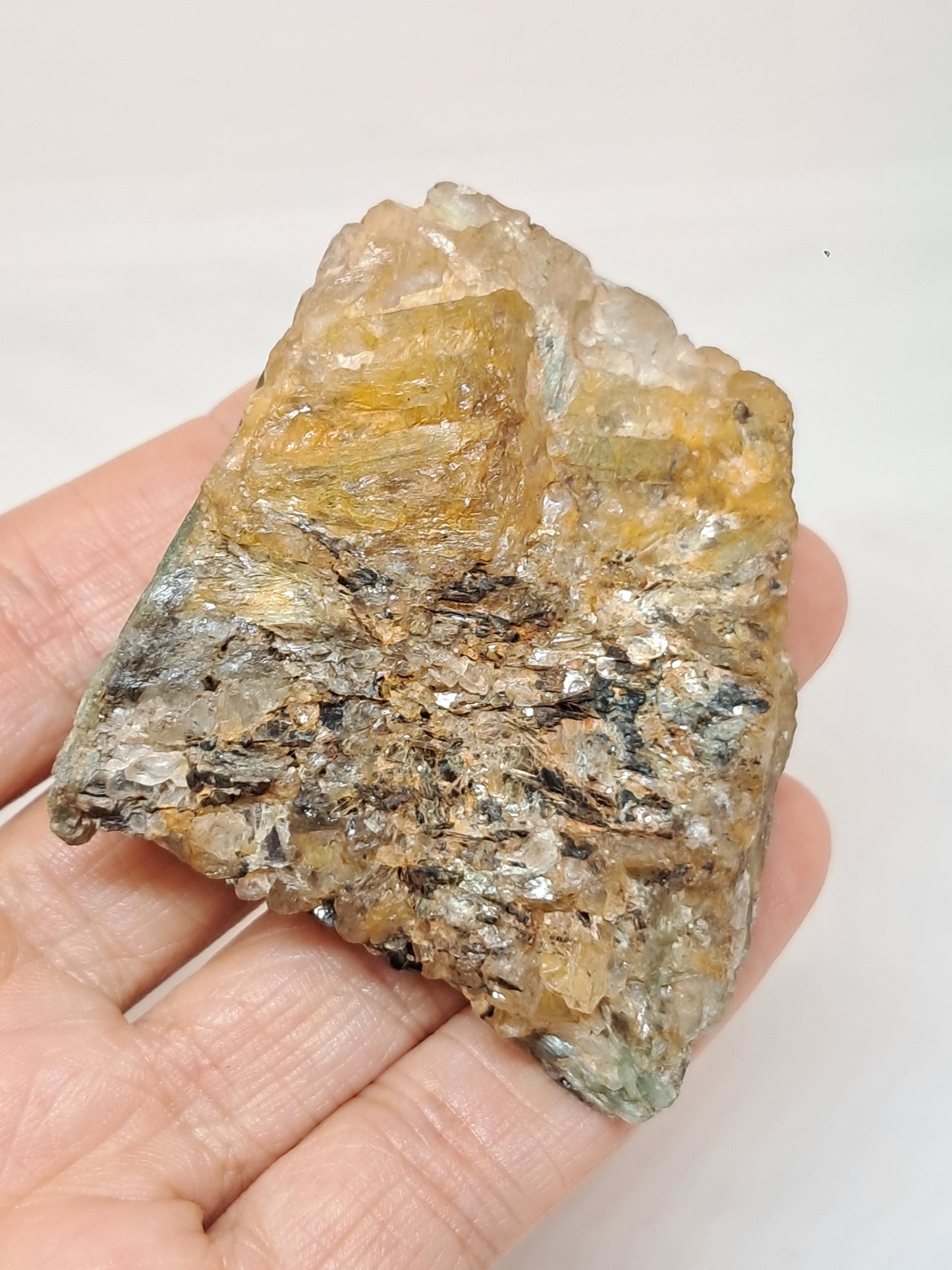 Green Kyanite (Tamil Nadu) Natural Stone #KY4