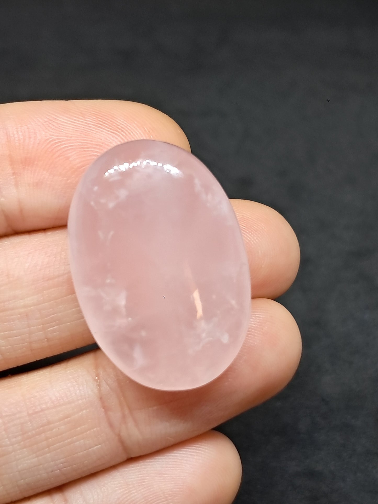 Cuarzo Rosa Palmstone | Piedra Pulida | Gema Natural