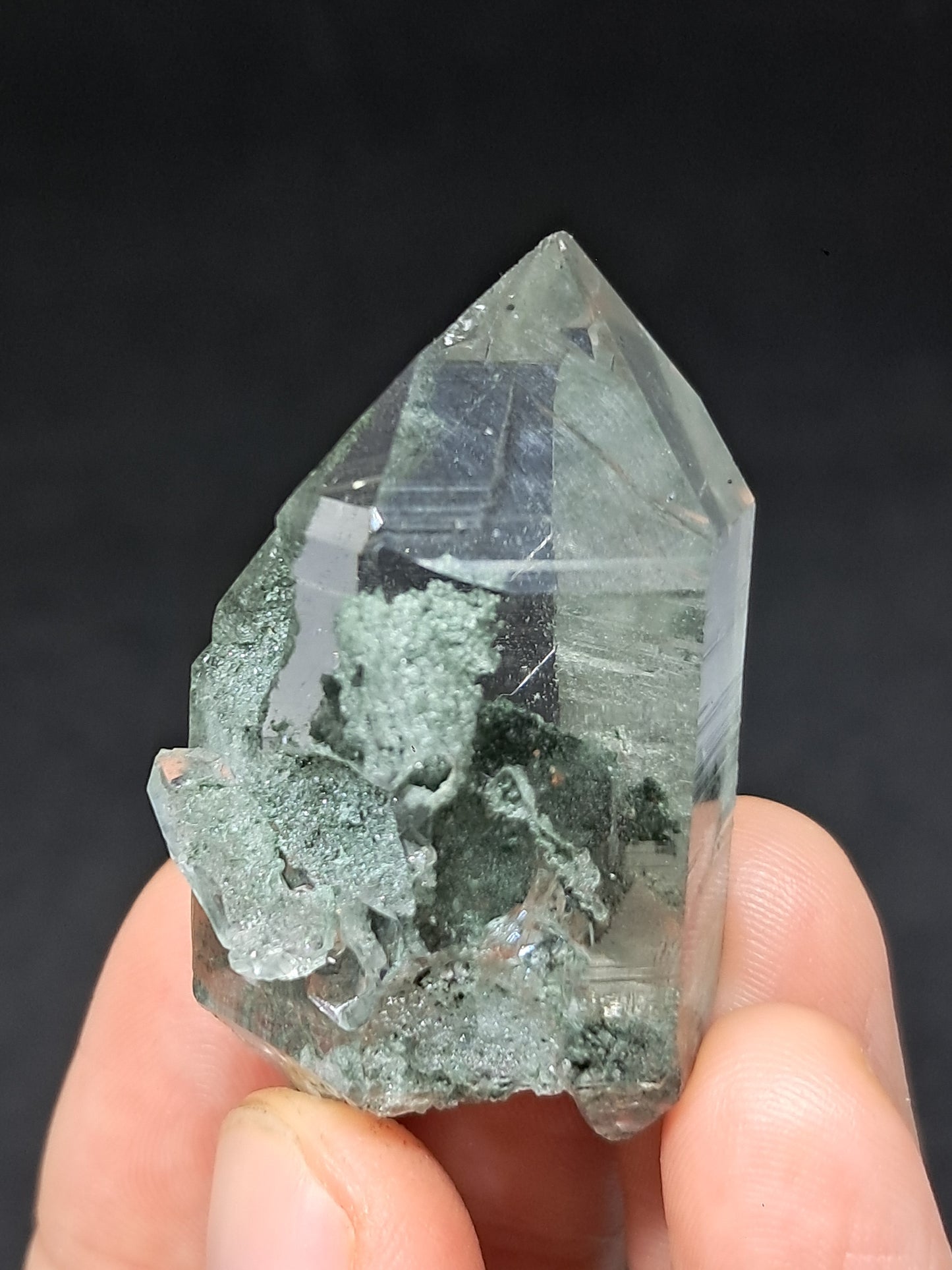 Chlorite Phantom Quartz (Kullu) Natural Crystal | Garden Chamanic #CQ82