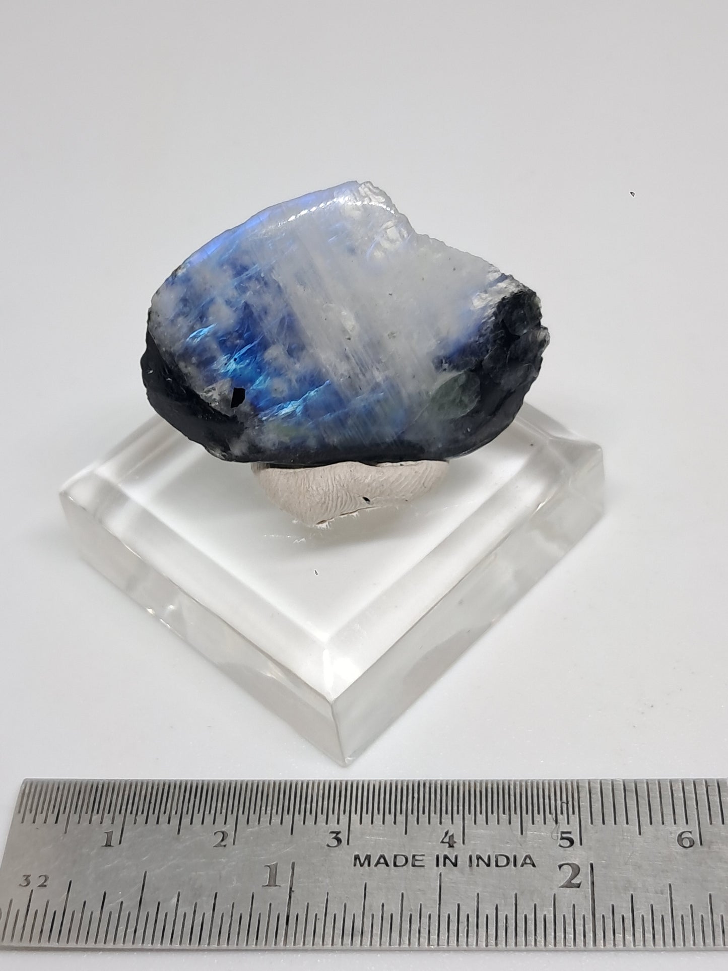 White Labradorite | Rainbow Moonstone *High Grade* (Tamil Nadu) Rough & Polished Stone | Natural Rock #MN18