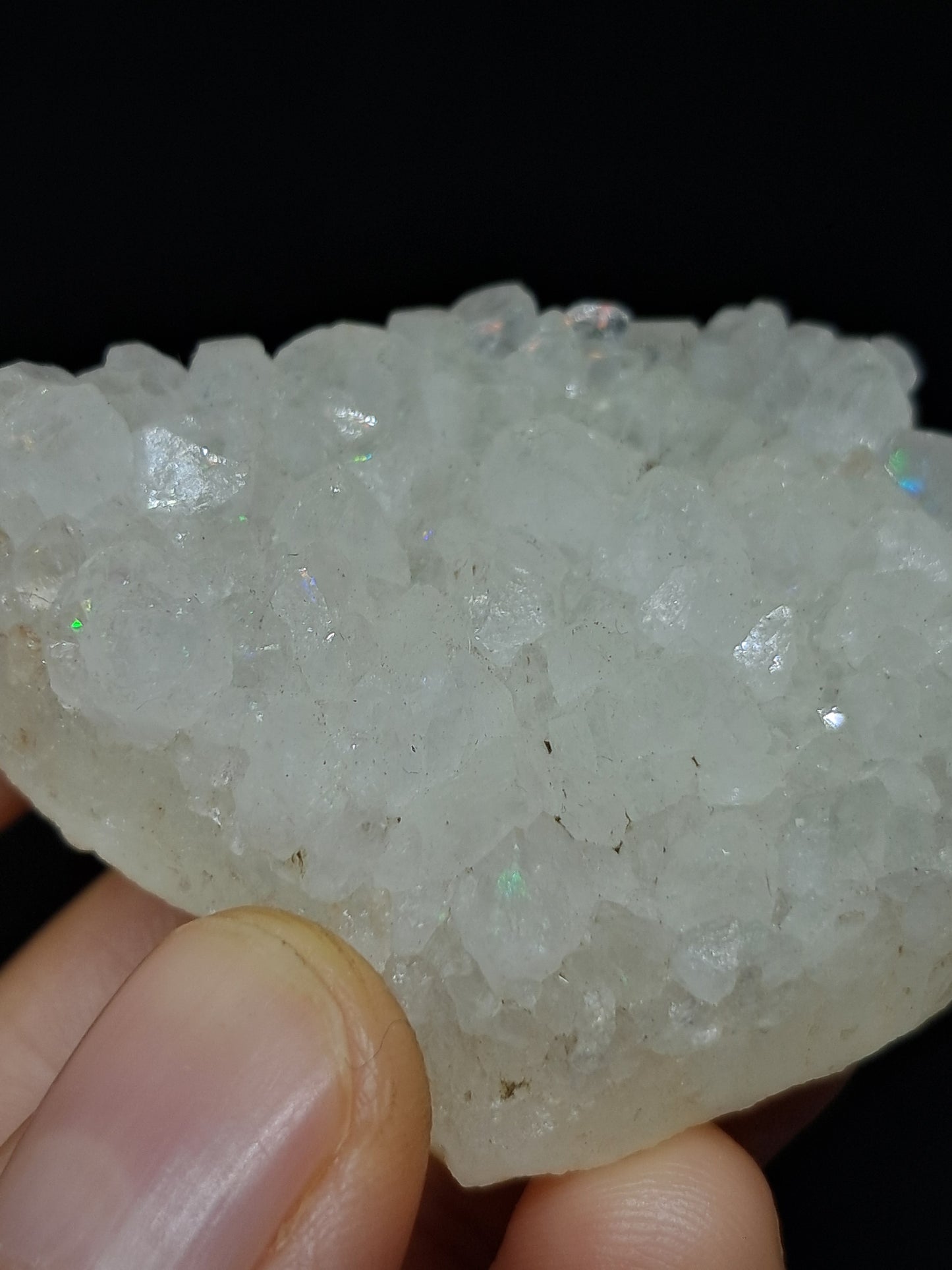 Iris Quartz (Aurangabad)| Anandalite | Cluster | Natural Crystal #AQ37