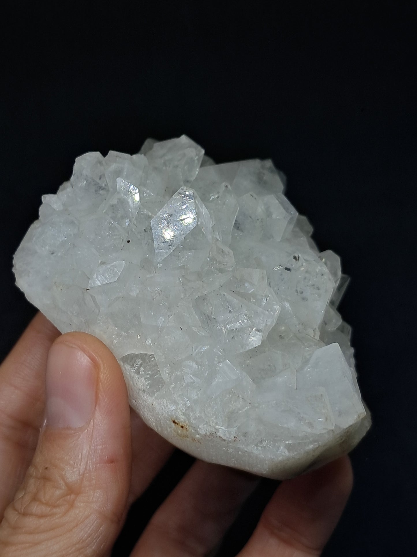 Clear Apophyllite Cluster (Ajanta) Natural Crystal | Mineral Specimen #AP40