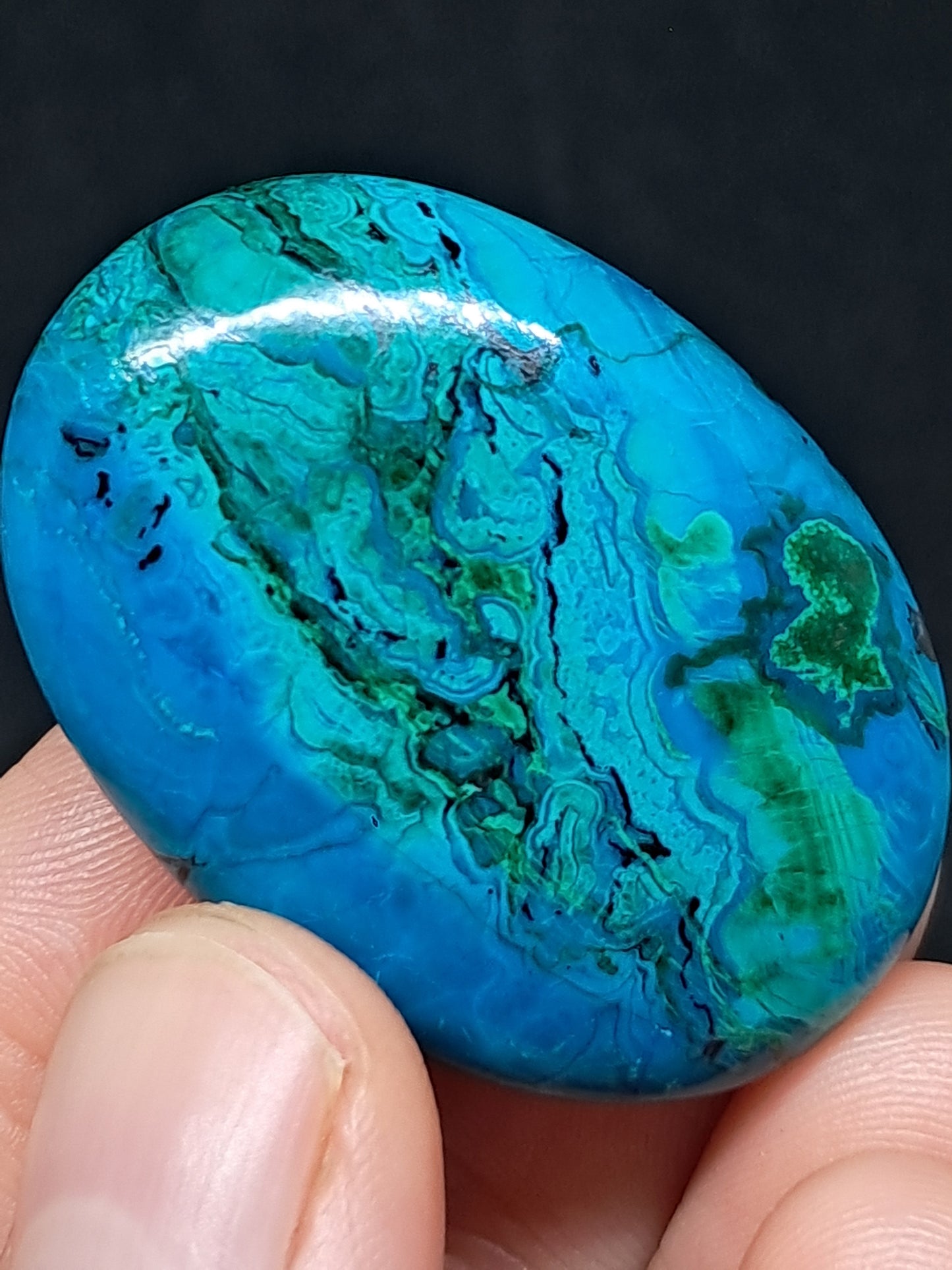 Shattuckite Palmstone | Polished Natural Stone | Good Quality