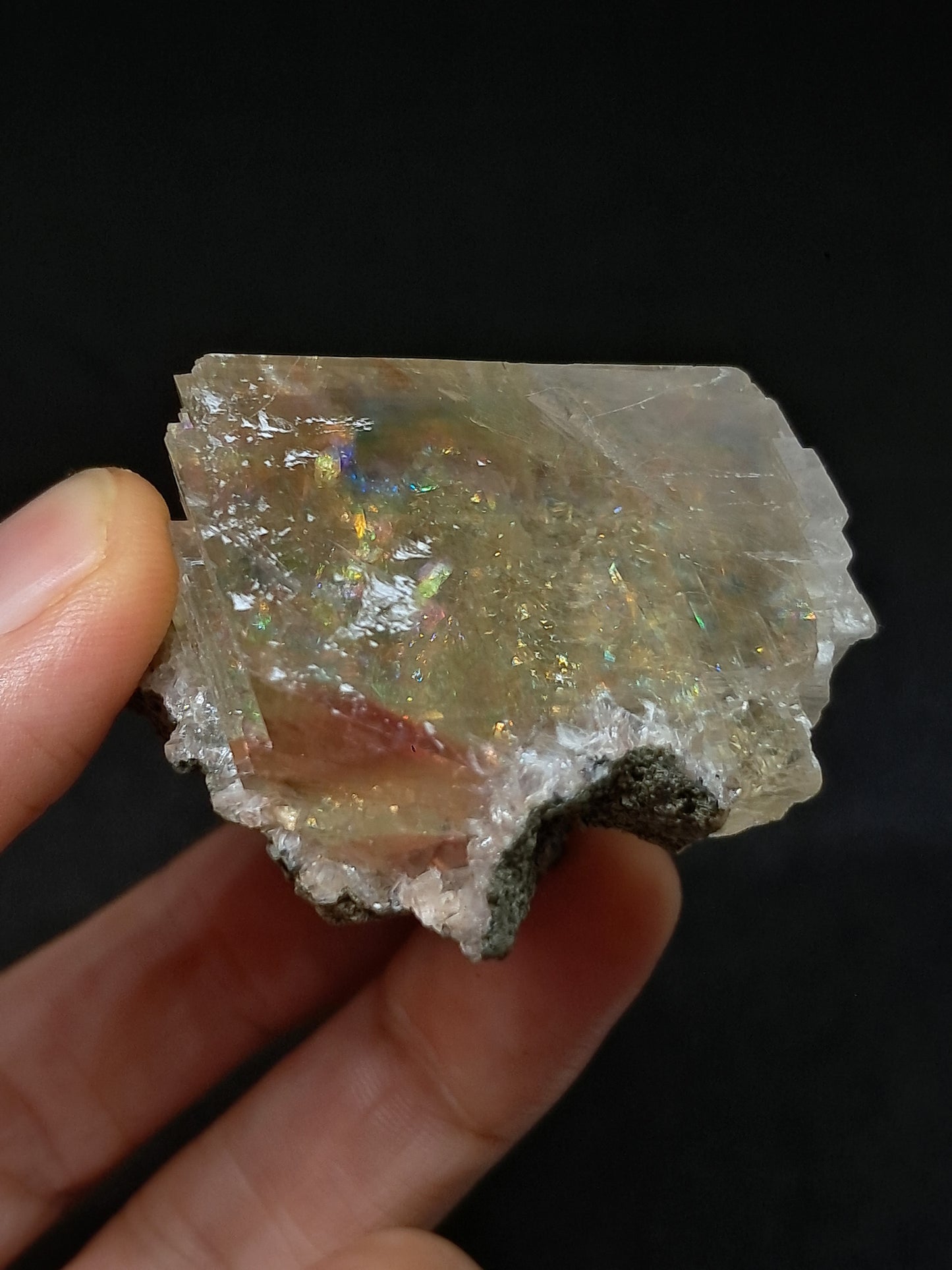 Calcita Frambuesa Mohosa *Hallazgo Raro* (Pithampur) Cristal Natural | Piedra Bruta | Muestra de Mineral #CA31