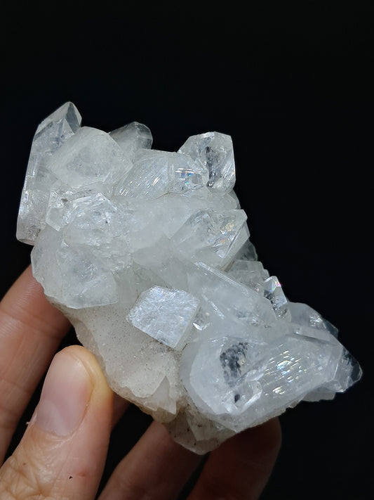 Clear Apophyllite Cluster (Ajanta) Natural Crystal | Mineral Specimen #AP41