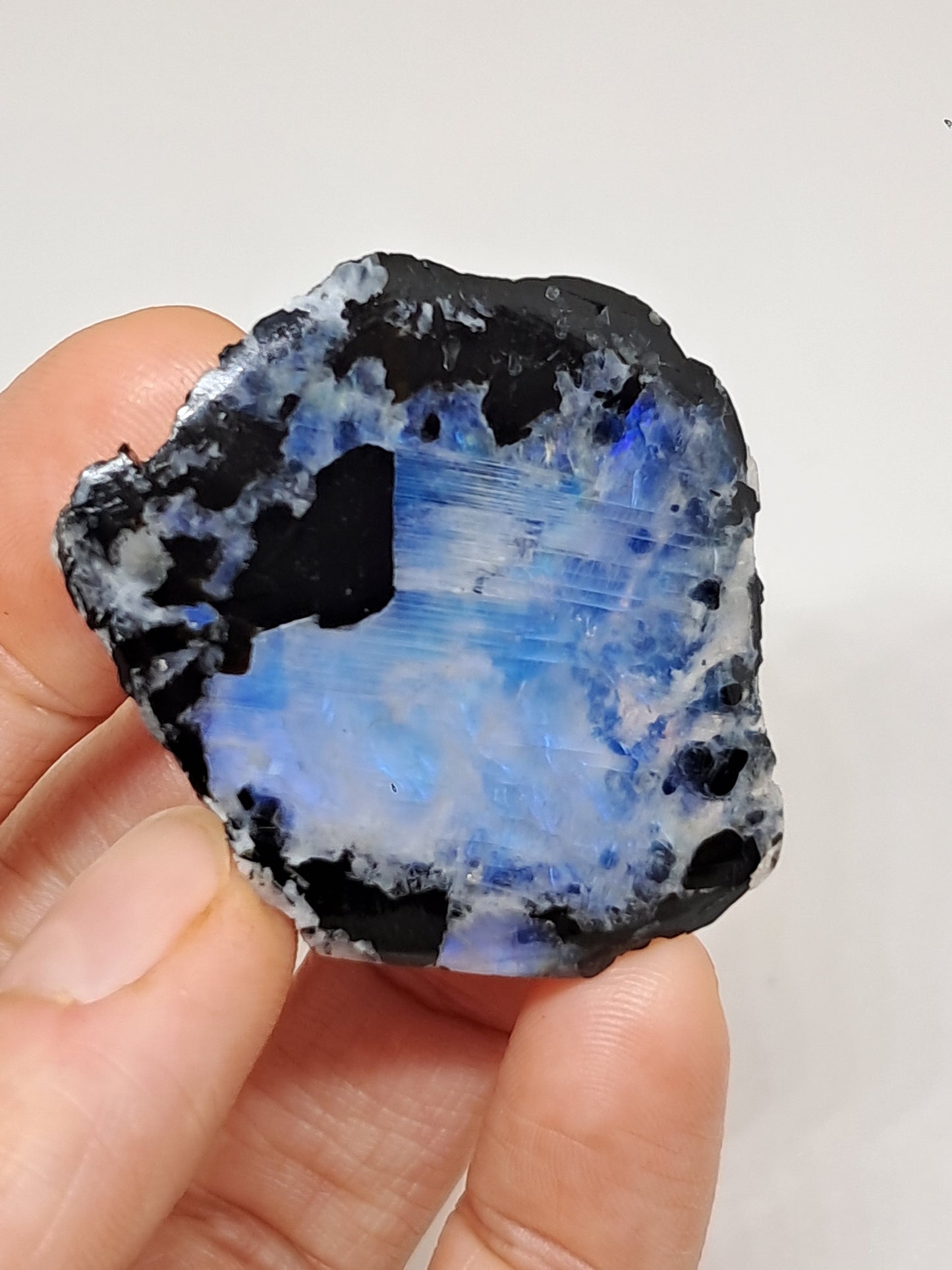 White Labradorite | Rainbow Moonstone *High Grade* (Tamil Nadu) Rough & Polished Stone | Natural Rock #MN22