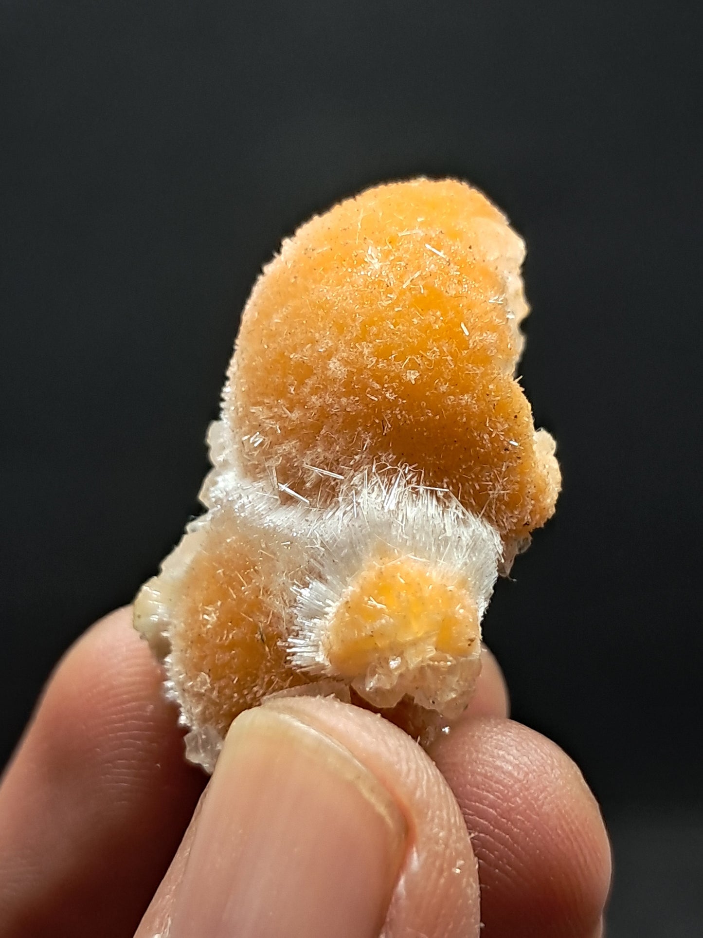 Thomsonite w/ Mesolite (Madhya Pradesh) Mineral Specimen | Zeolite #THM7