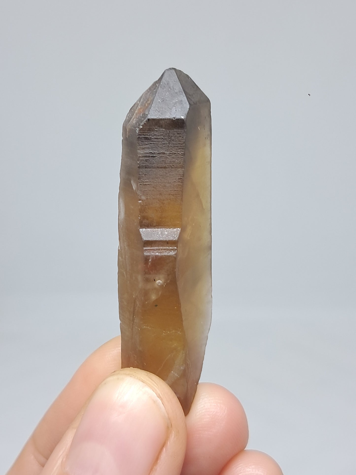 Natural Citrine Crystal Point w/ Self-Healed Termination (Democratic Republic of Congo) #CTN30