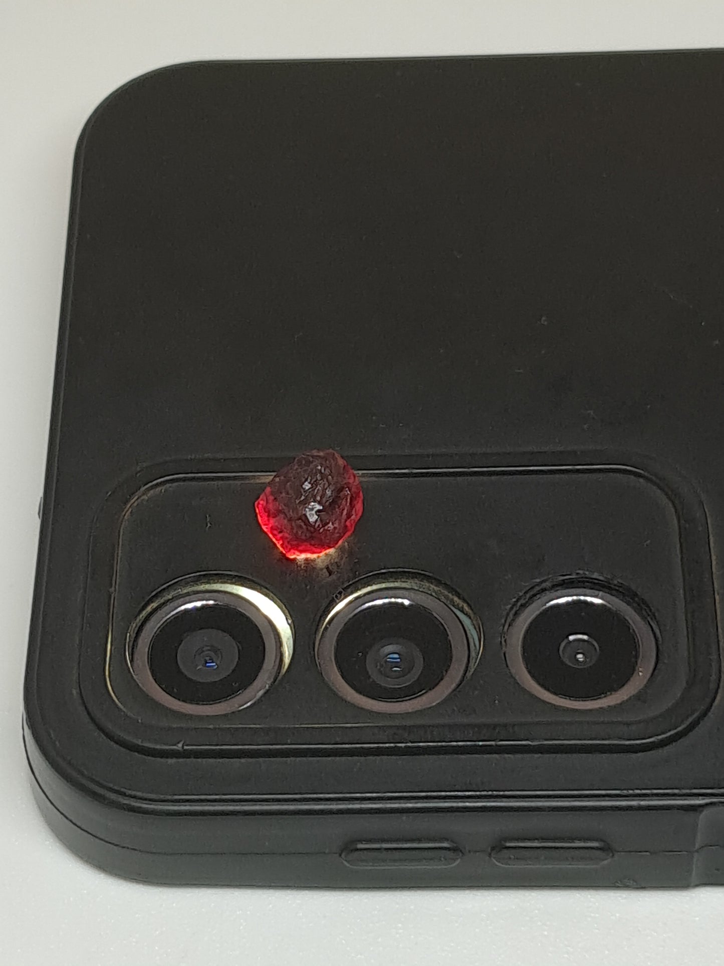 Red Garnet (Karur) Raw Crystal | Naturally Round Shaped | Rough Stone #RG11