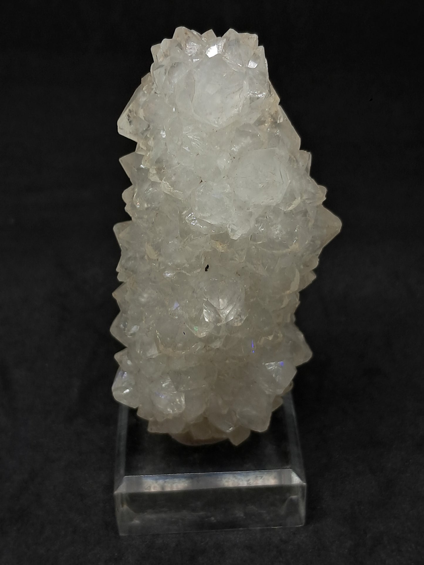 Cuarzo Iris (Aurangabad) | Anandalita | Estalactita | Cristal natural n.° AQ46