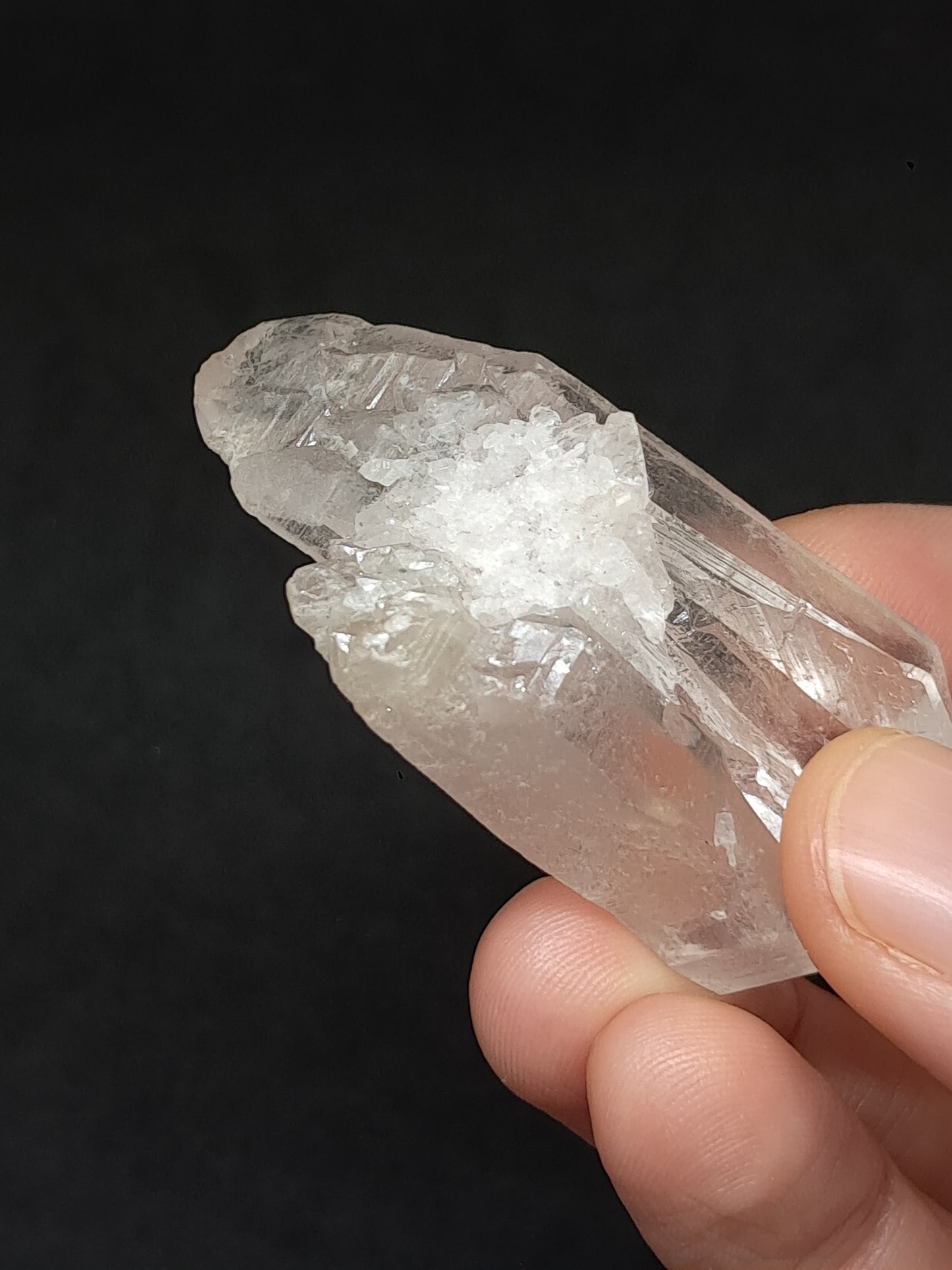 Himalayan Clear Quartz *Hug* & *Self-Healed* Formation | Natural Crystal | Mineral Specimen #CH83