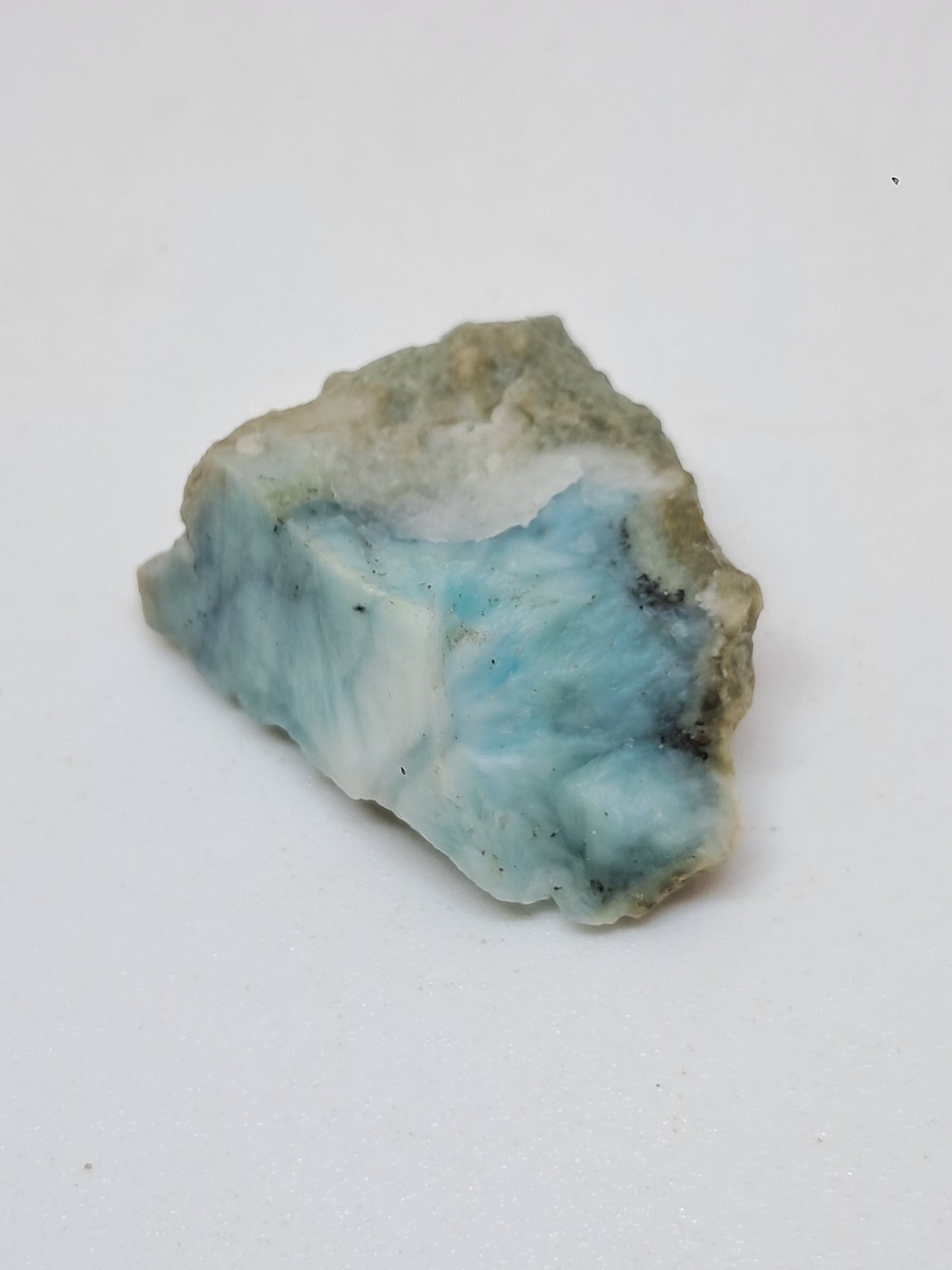 Larimar Raw Chunk (Dominican Republic) Rough Stone | Natural Rock #LM33