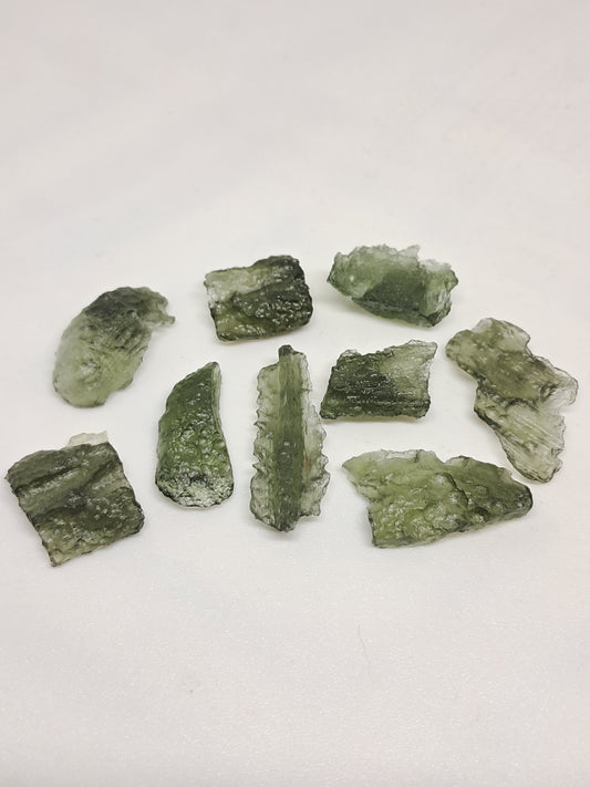 Authentic Moldavite Raw (Czech Republic) Natural Tektite | 5 - 5.9 ct #MDV6