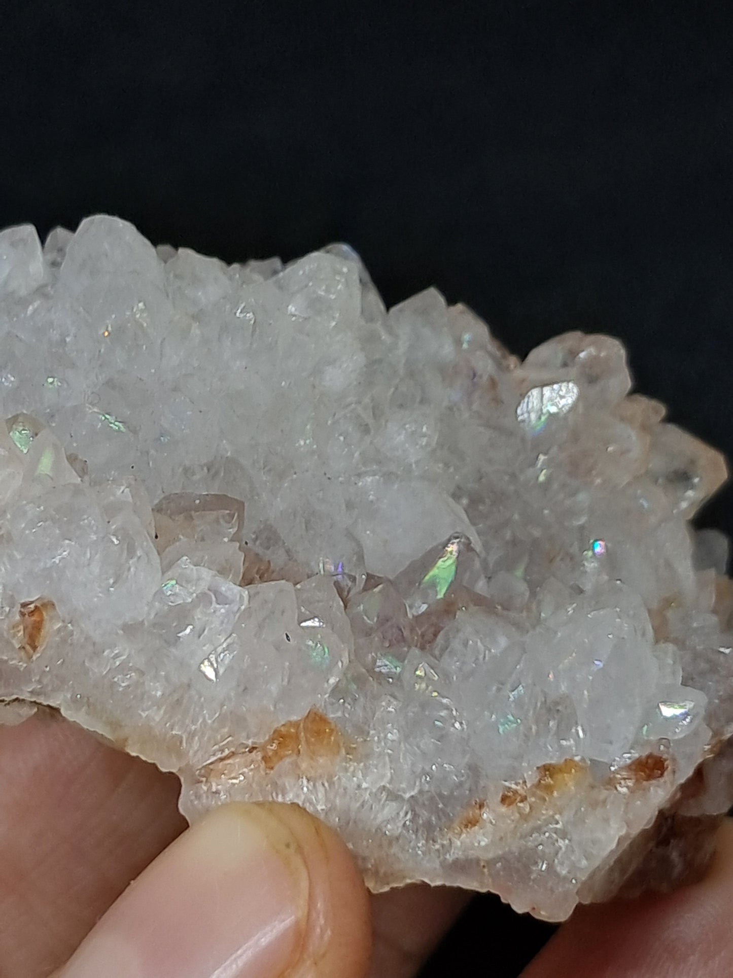 Iris Quartz (Aurangabad)| Anandalite | High Iridiscence | Natural Crystal #AQ40