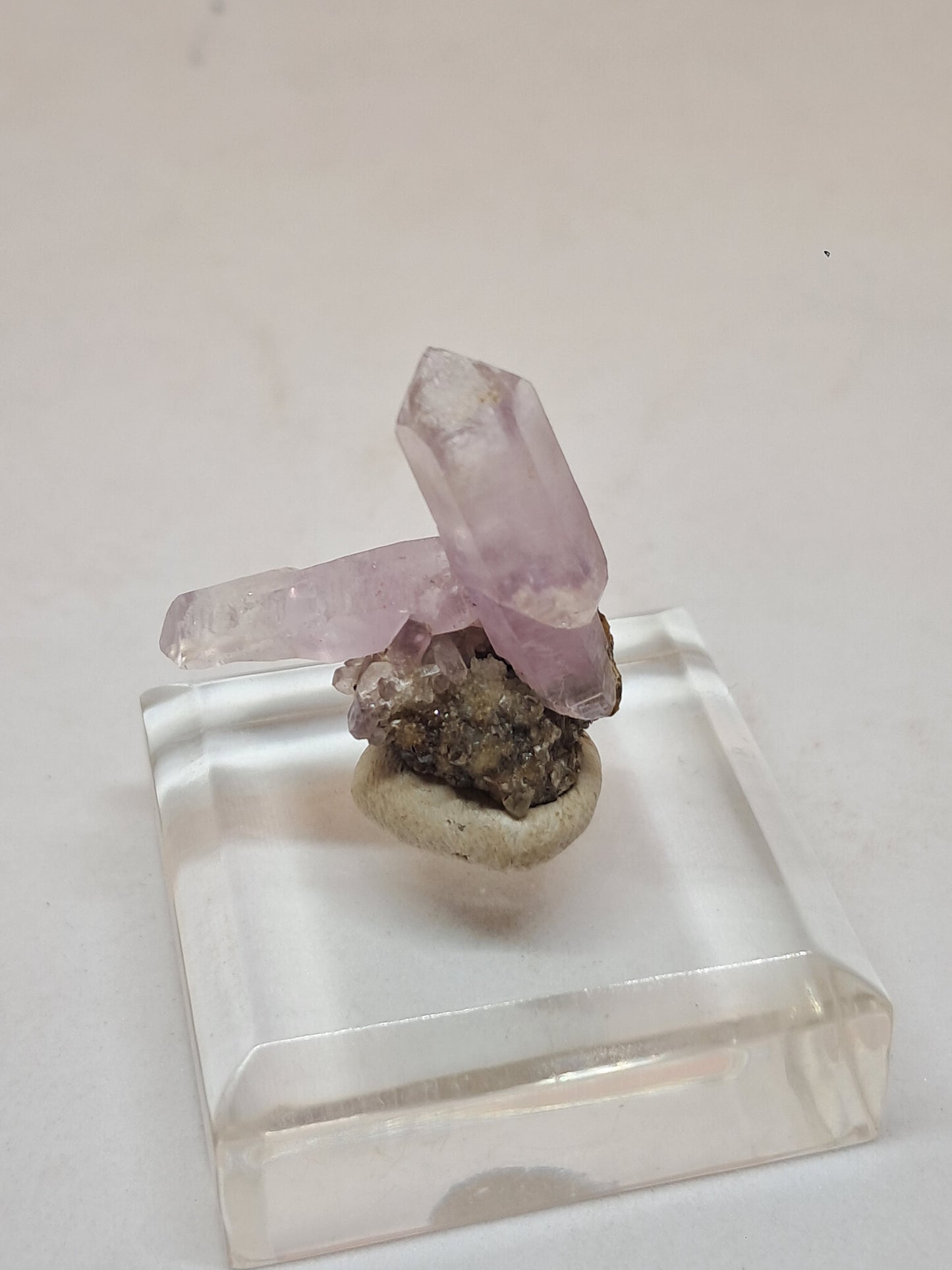 Veracruz Amethyst Scepter Crystals on Matrix (Mexico) | Natural Cluster | Mineral Specimen #VA27