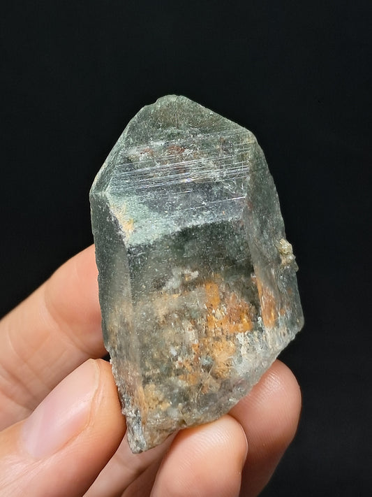 Chlorite Phantom Quartz (Kullu) Natural Point | Garden Chamanic Crystal #CQ74