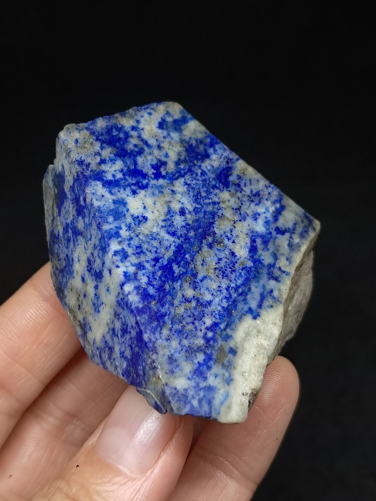 Slice of Lapislazuli (Afghanistan) Rough Natural Stone #LZ2