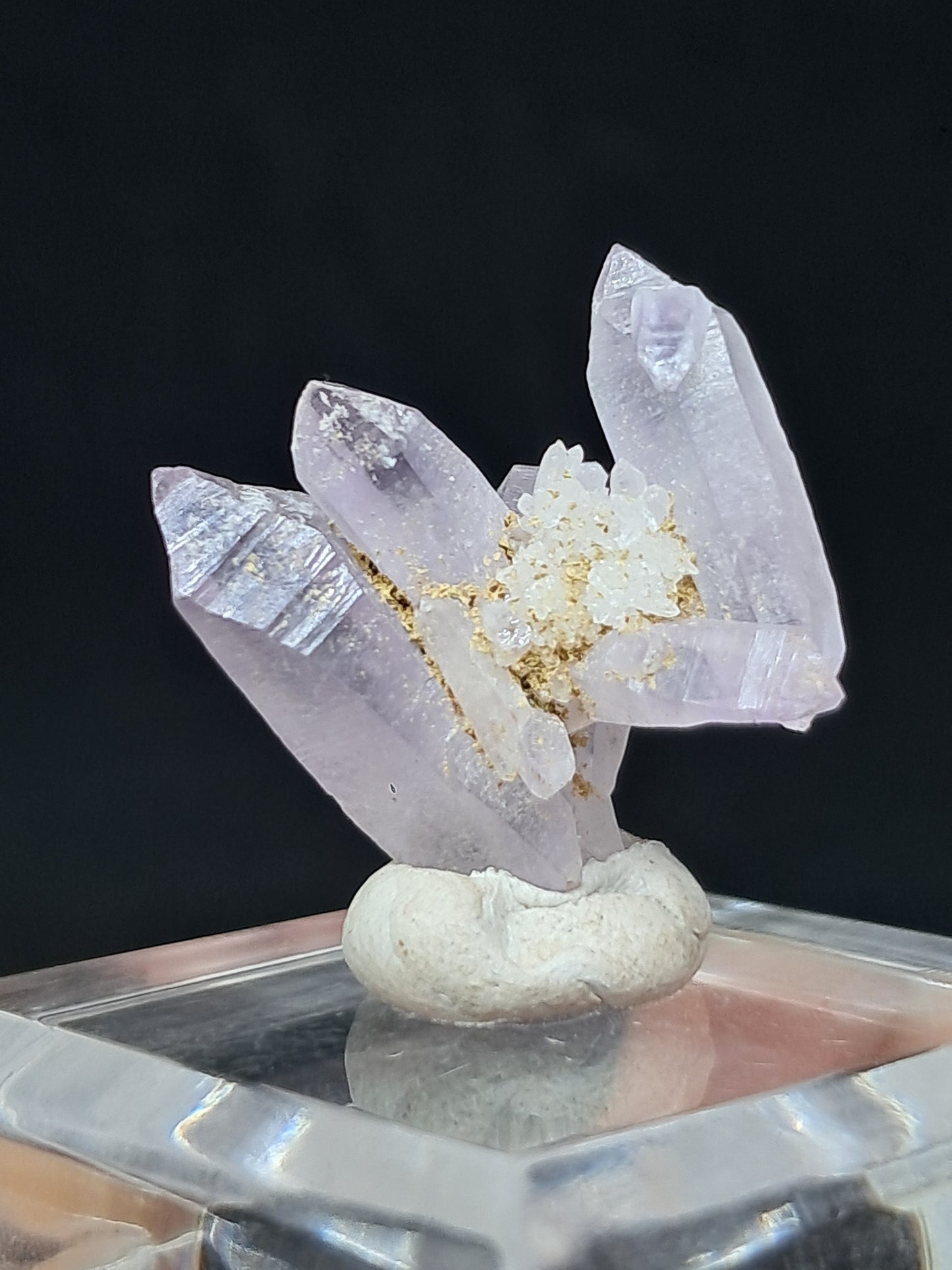 Veracruz Amethyst Biterminated Cluster (Mexico) | Natural Crystal Points | Mineral Specimen #VA38