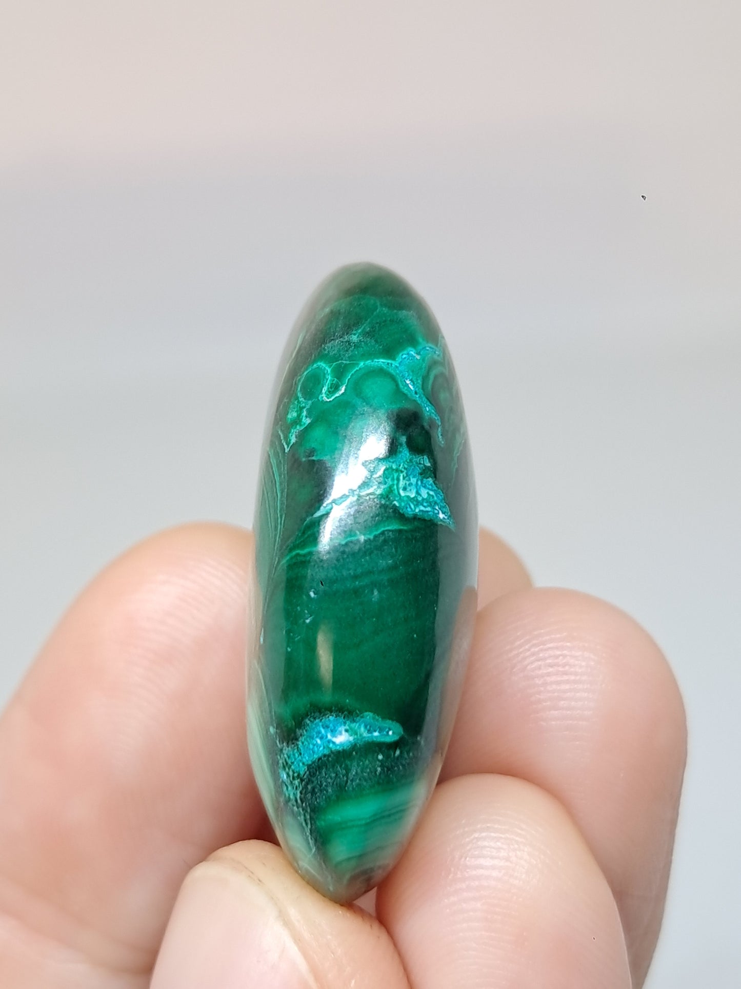 Chrysocolla w/ Malachite Tumble | Polished Free Form | Good Quality | Natural Stone