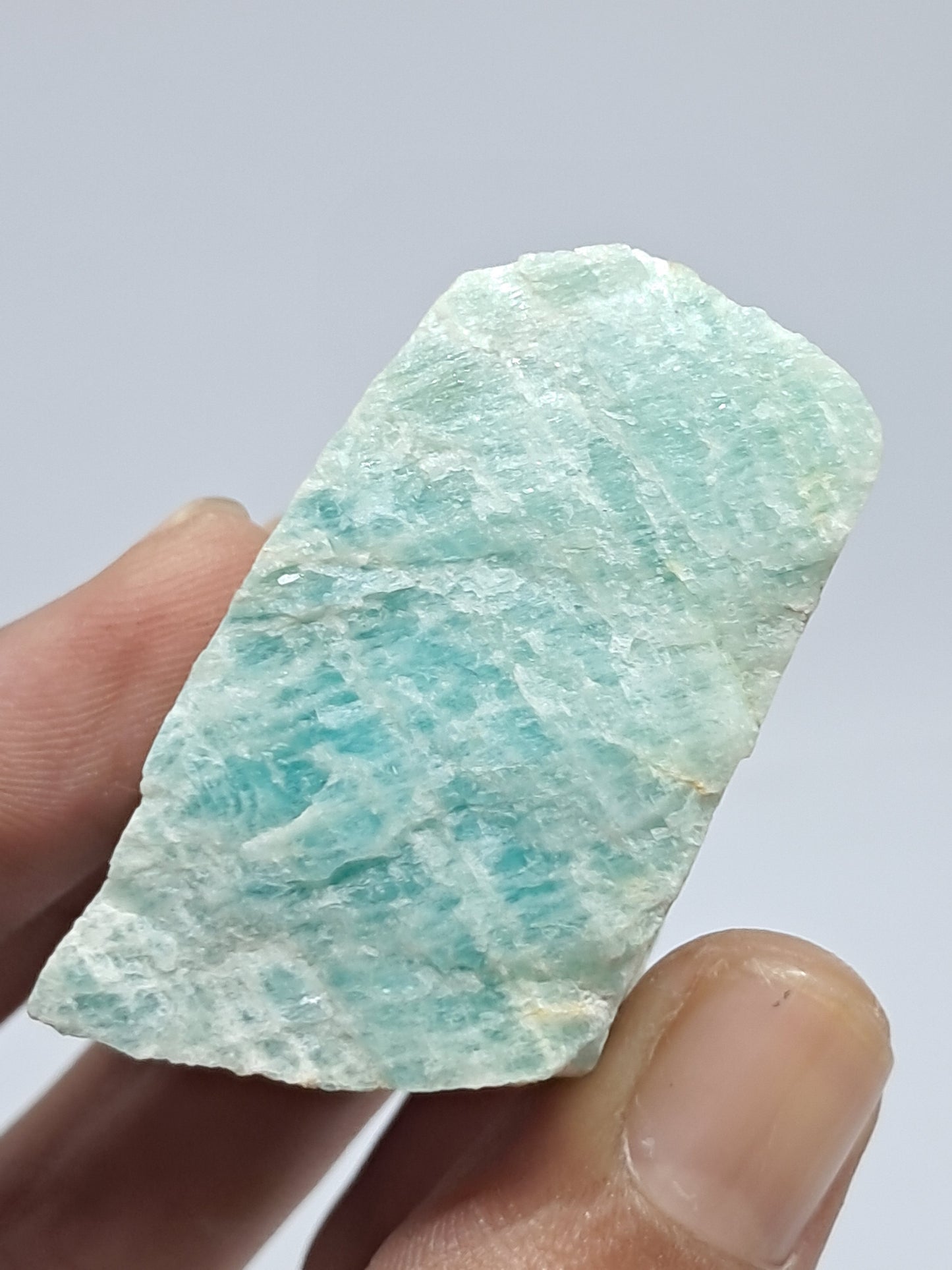 Rough Amazonite Slice | Natural Stone | Mineral Specimen #AZ7