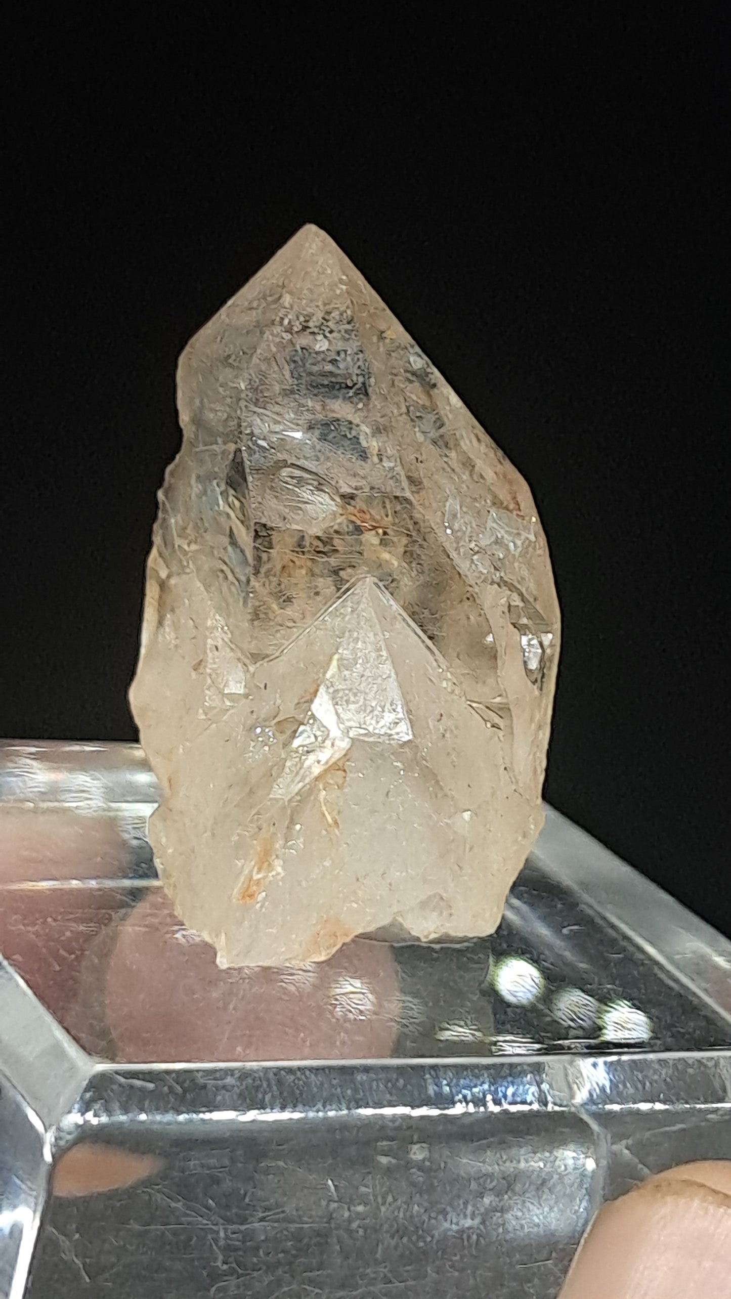 Smokey Elestial Quartz (Karur) Interesting Inclusions | Mineral Specimen #EQ30
