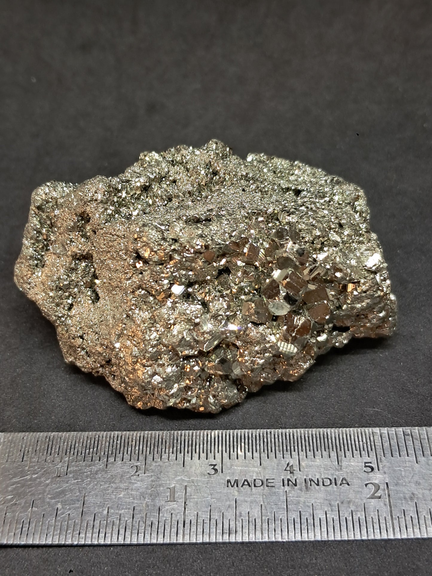 Pirita en bruto (Perú) | Cluster natural | Muestra de mineral | Rocas y cristales #PR20