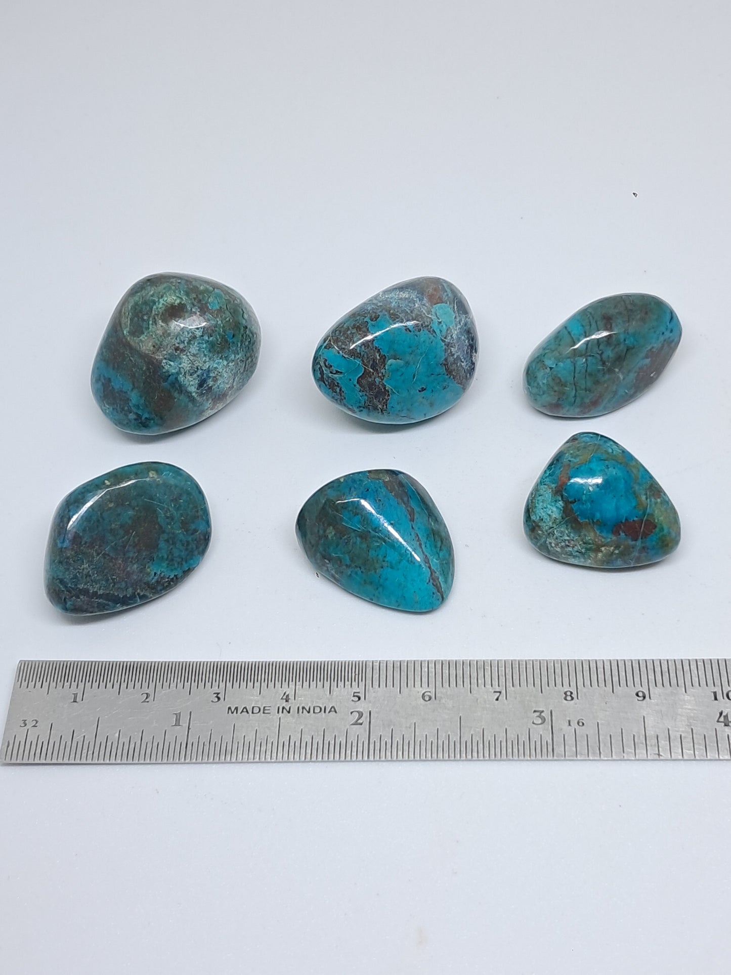 Chrysocolla Tumbled Stone | Polished Free Form | Natural Stone | Good Quality #CM1