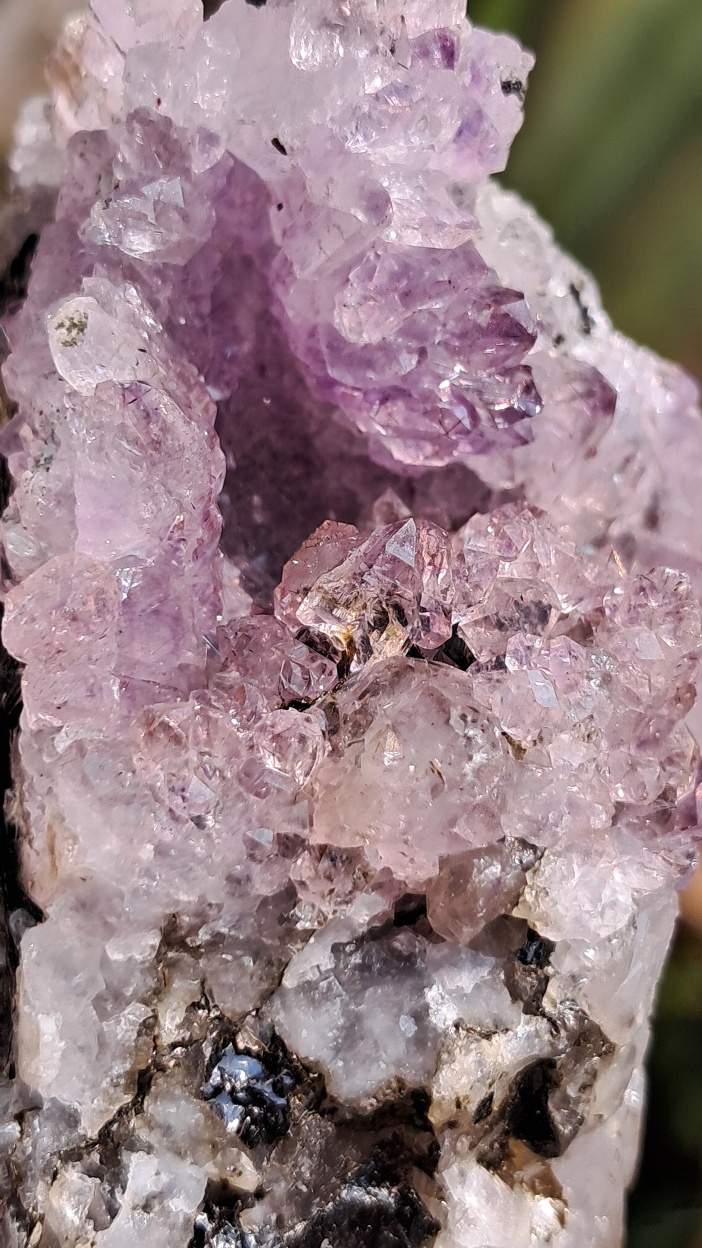 Amethyst Scepters formed in Quartz with Mica | "Super Seven" inclusions | Mineral Specimen #KA189