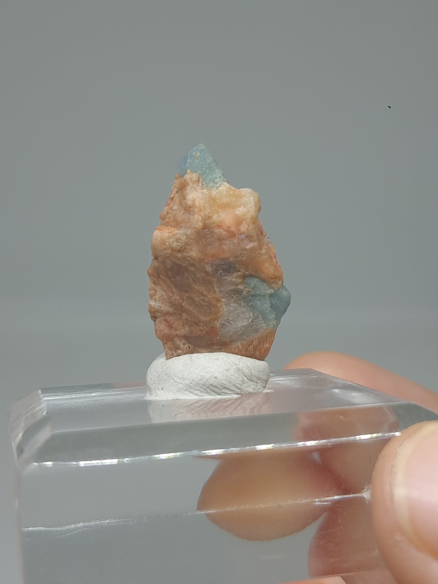 Aquamarine on Matrix (Karur) Rough Natural Crystal | Mineral Specimen #AQM46