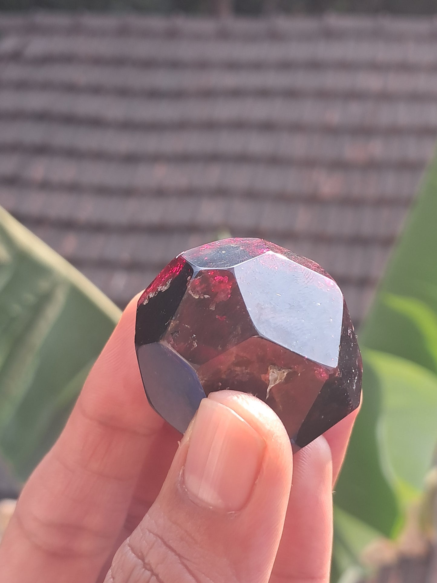 Red Garnet Natural Shape | Polished Stone #GR2