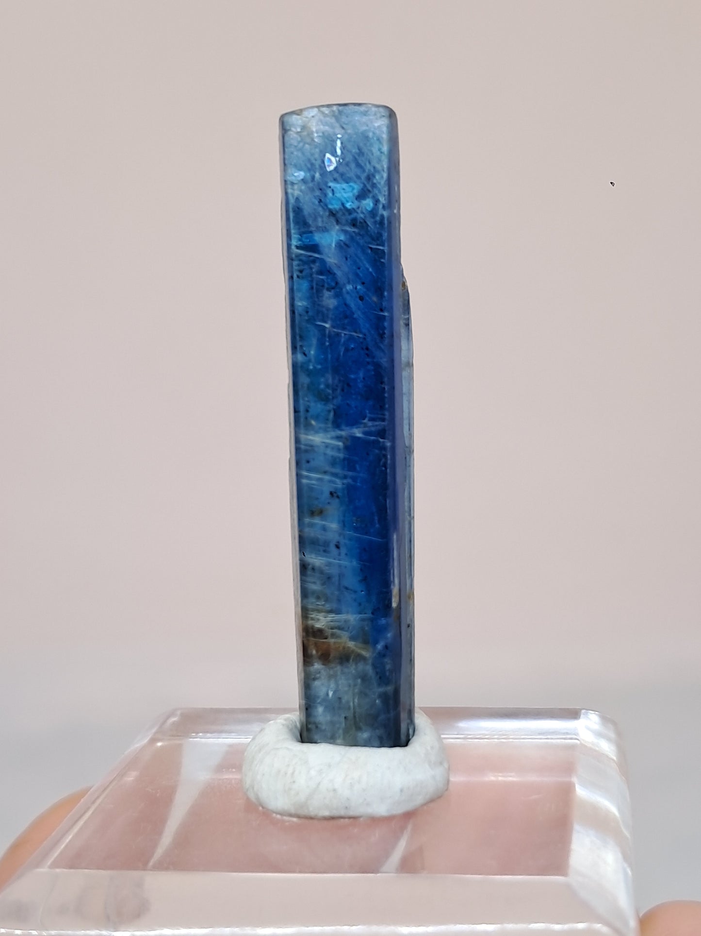 Cianita azul océano (Nepal) Piedra natural pulida n.° KY21