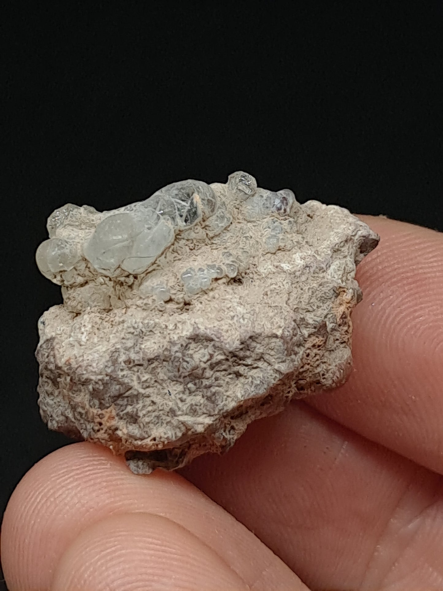 Hyalite Opal on Matrix (Mexico) Rough Crystal Stone | UV-Reactive Mineral Specimen #OH12