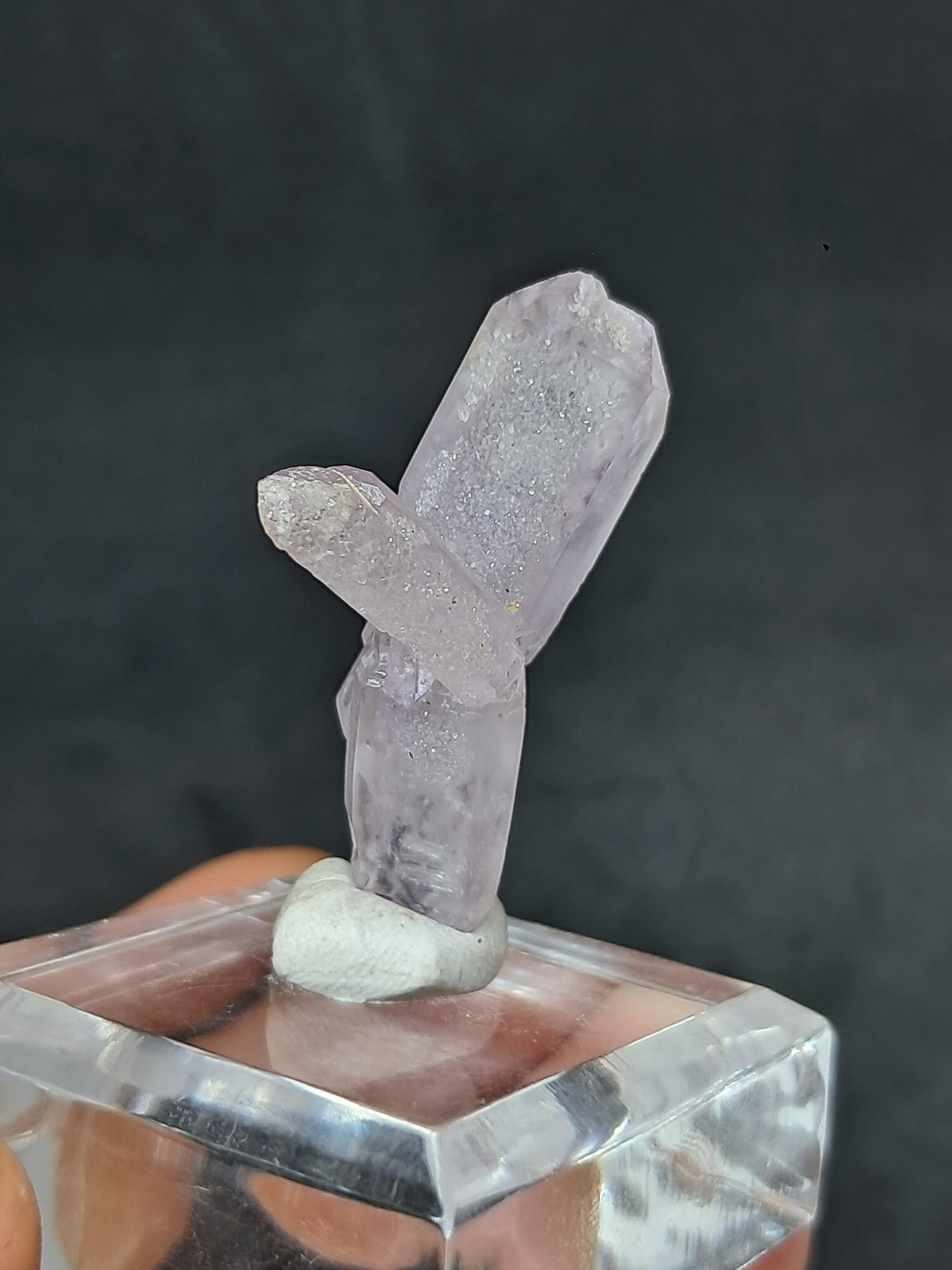 Cúmulo de cetro de amatista de Veracruz (México) | Cristal natural | Ejemplar mineral n.° VA40