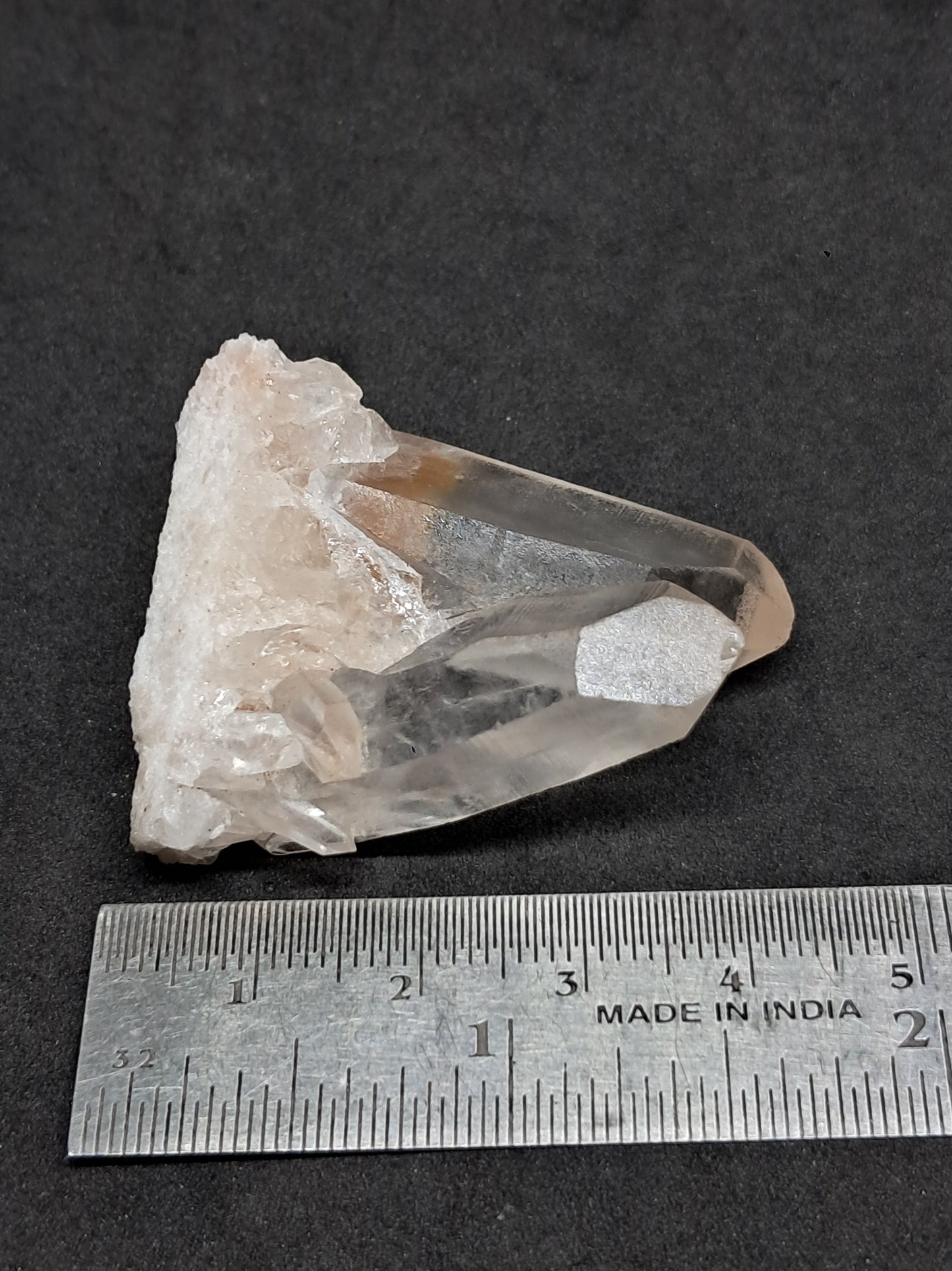 Cúmulo de cuarzo del Himalaya | Punta de cristal natural | Ejemplar mineral n.° CH63