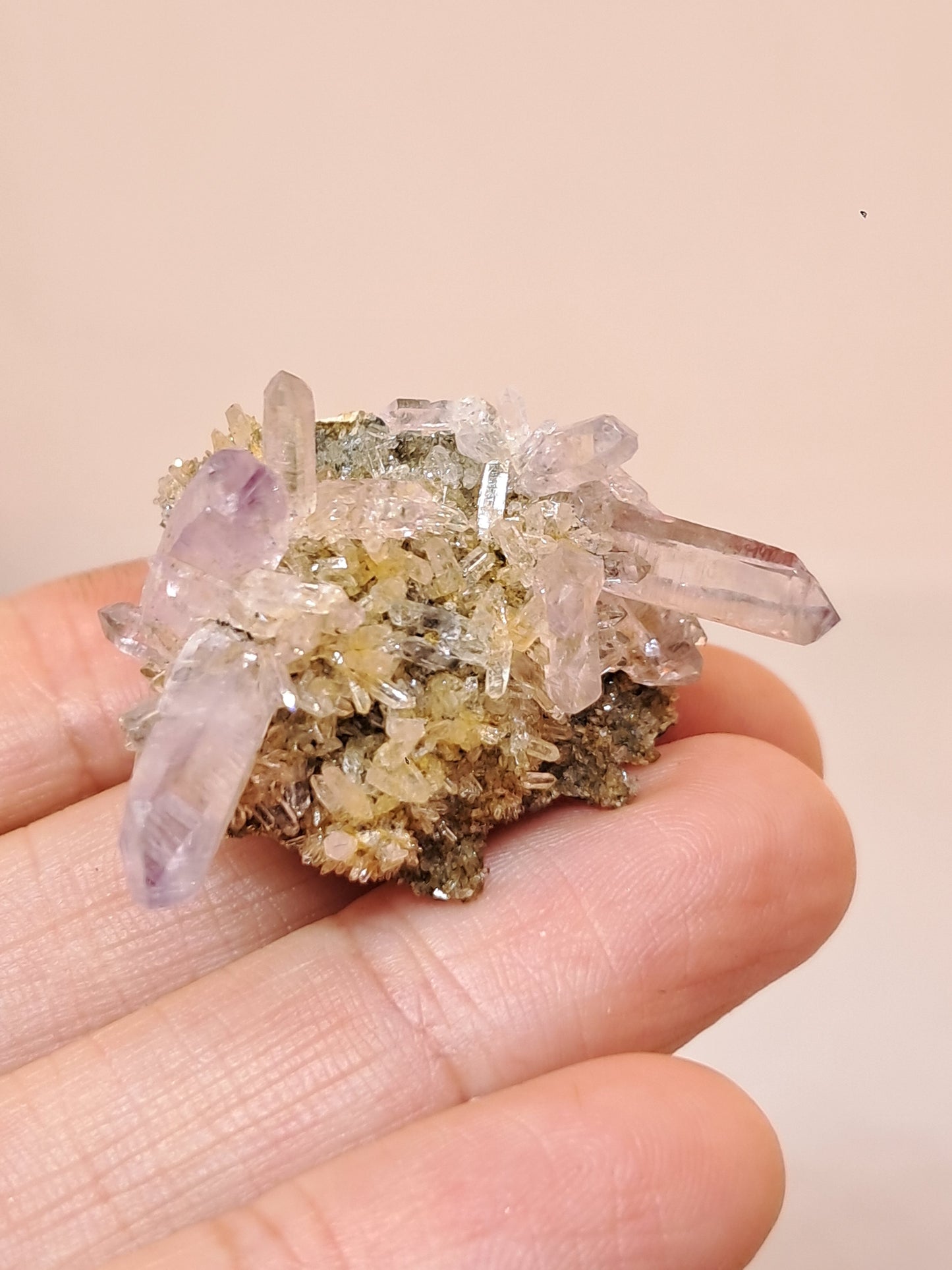 Veracruz Amethyst Crystals on Matrix (Mexico) | Natural Cluster | Mineral Specimen #VA22