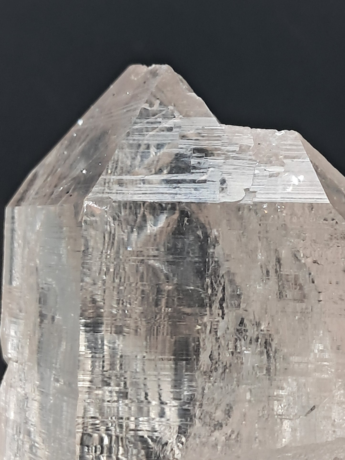 Himalayan Quartz Crystal Point with Magnetite Inclusions | High Grade | Natural Stone | Mineral Specimen #CH53